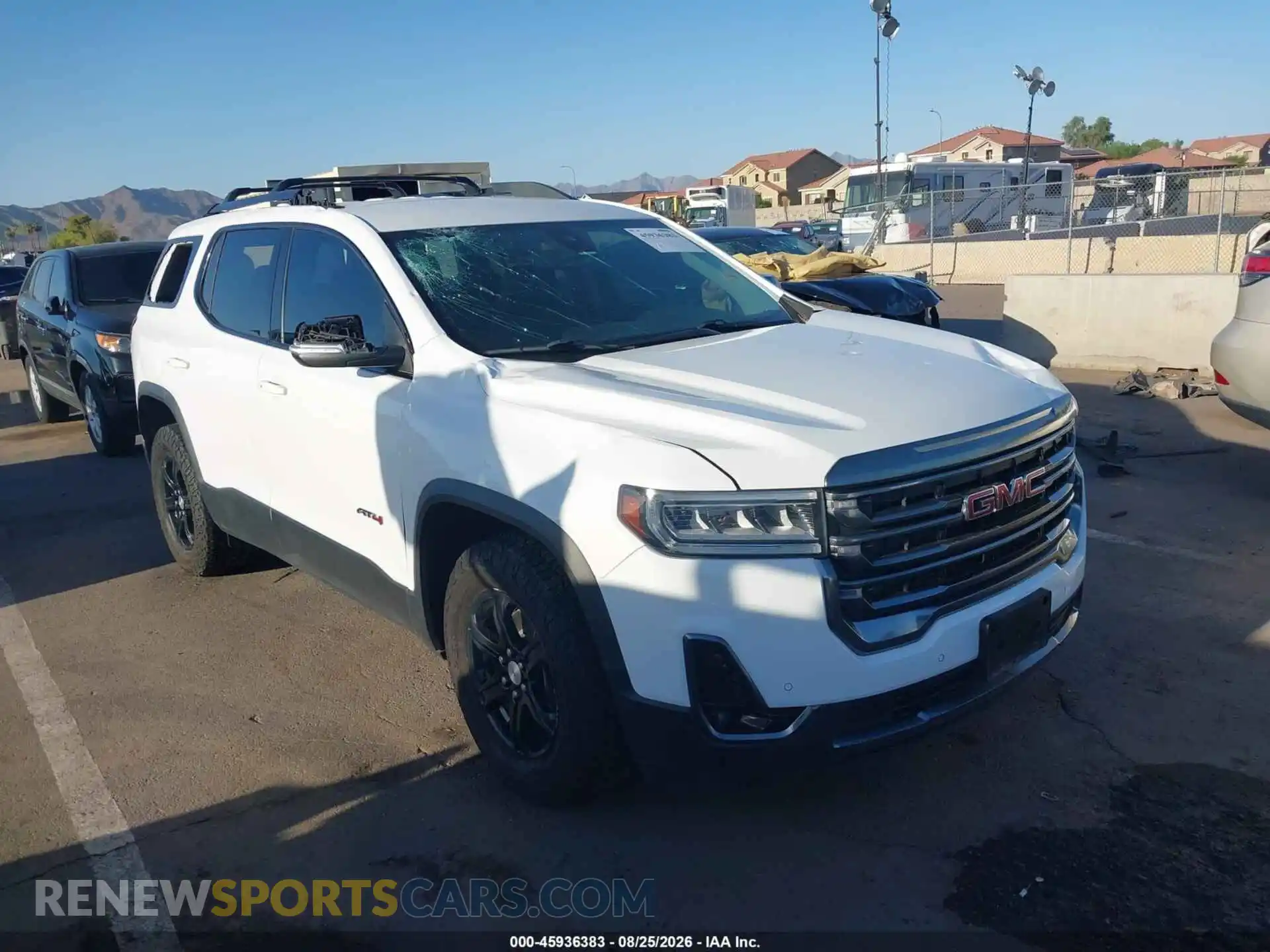 1 Photograph of a damaged car 1GKKNLLS6MZ140892 GMC ACADIA 2021