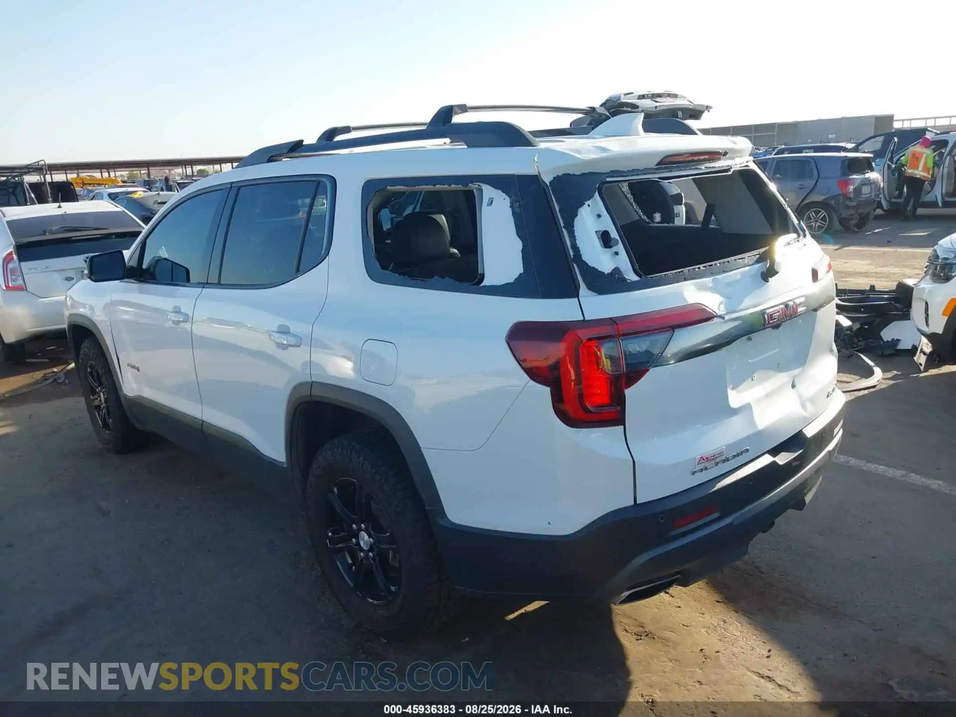 3 Photograph of a damaged car 1GKKNLLS6MZ140892 GMC ACADIA 2021