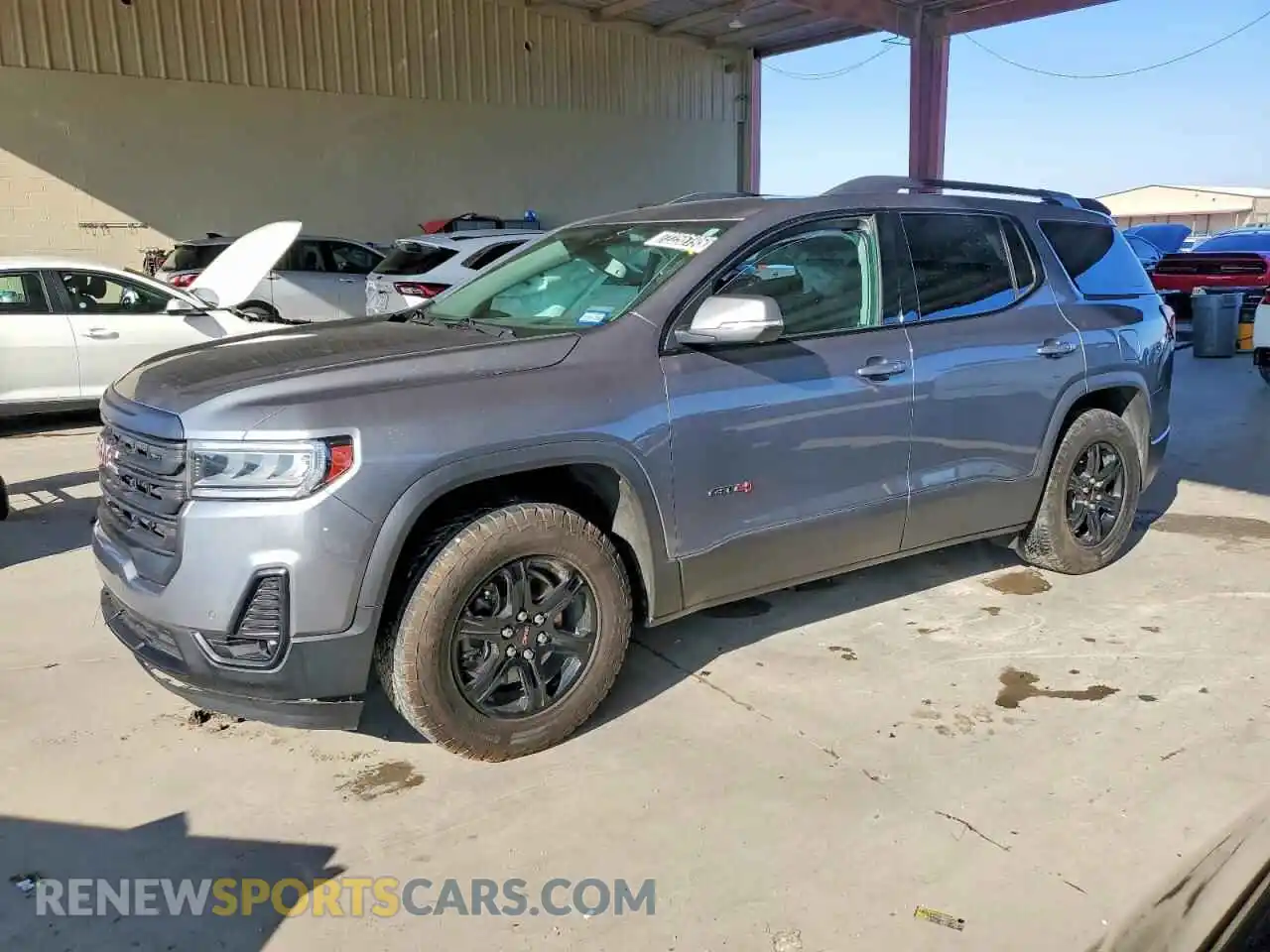 1 Photograph of a damaged car 1GKKNLLS6MZ191700 GMC ACADIA 2021