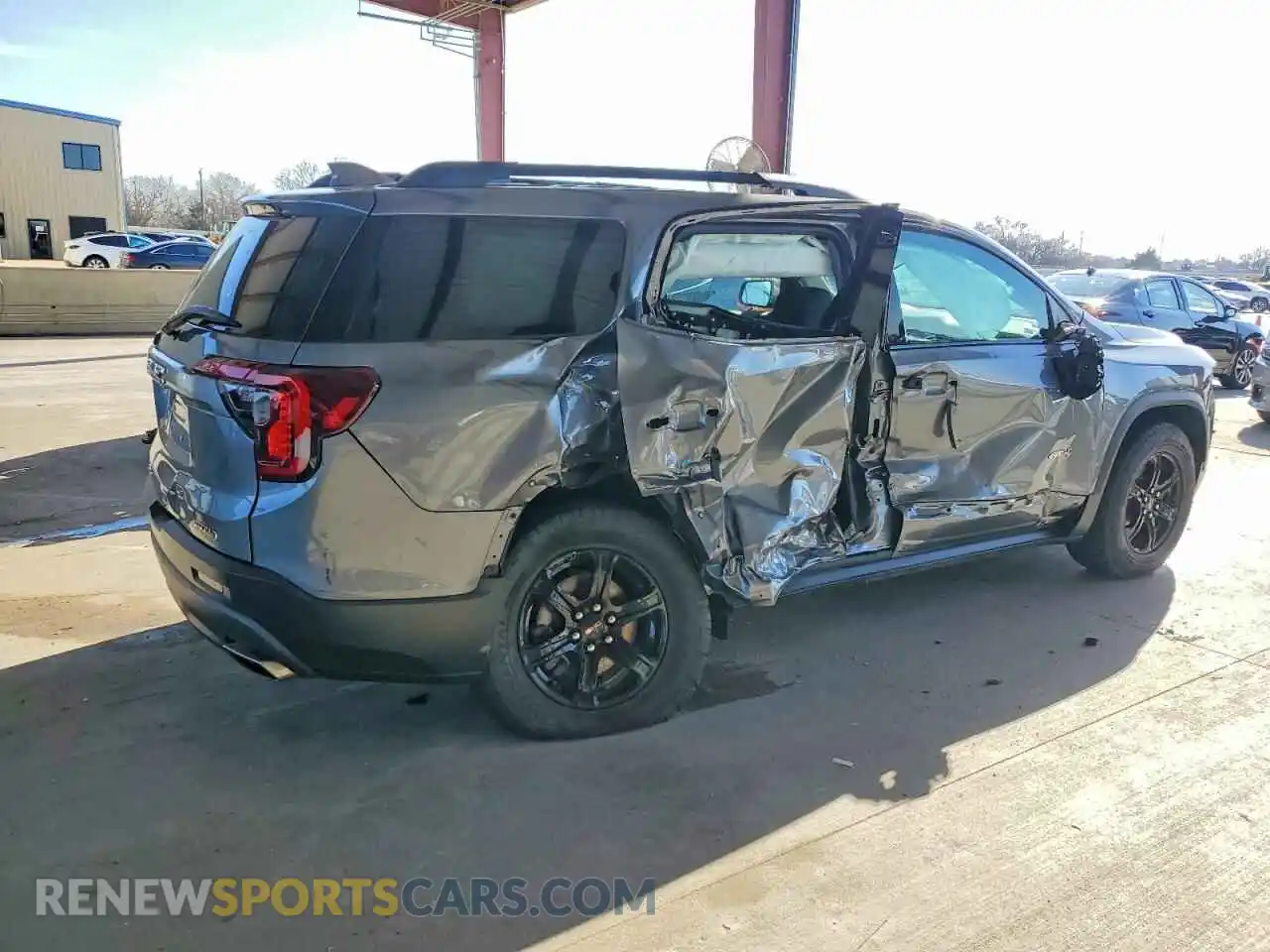 3 Photograph of a damaged car 1GKKNLLS6MZ191700 GMC ACADIA 2021