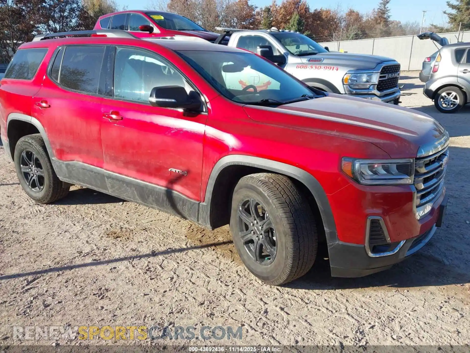 1 Photograph of a damaged car 1GKKNLLS6MZ202128 GMC ACADIA 2021