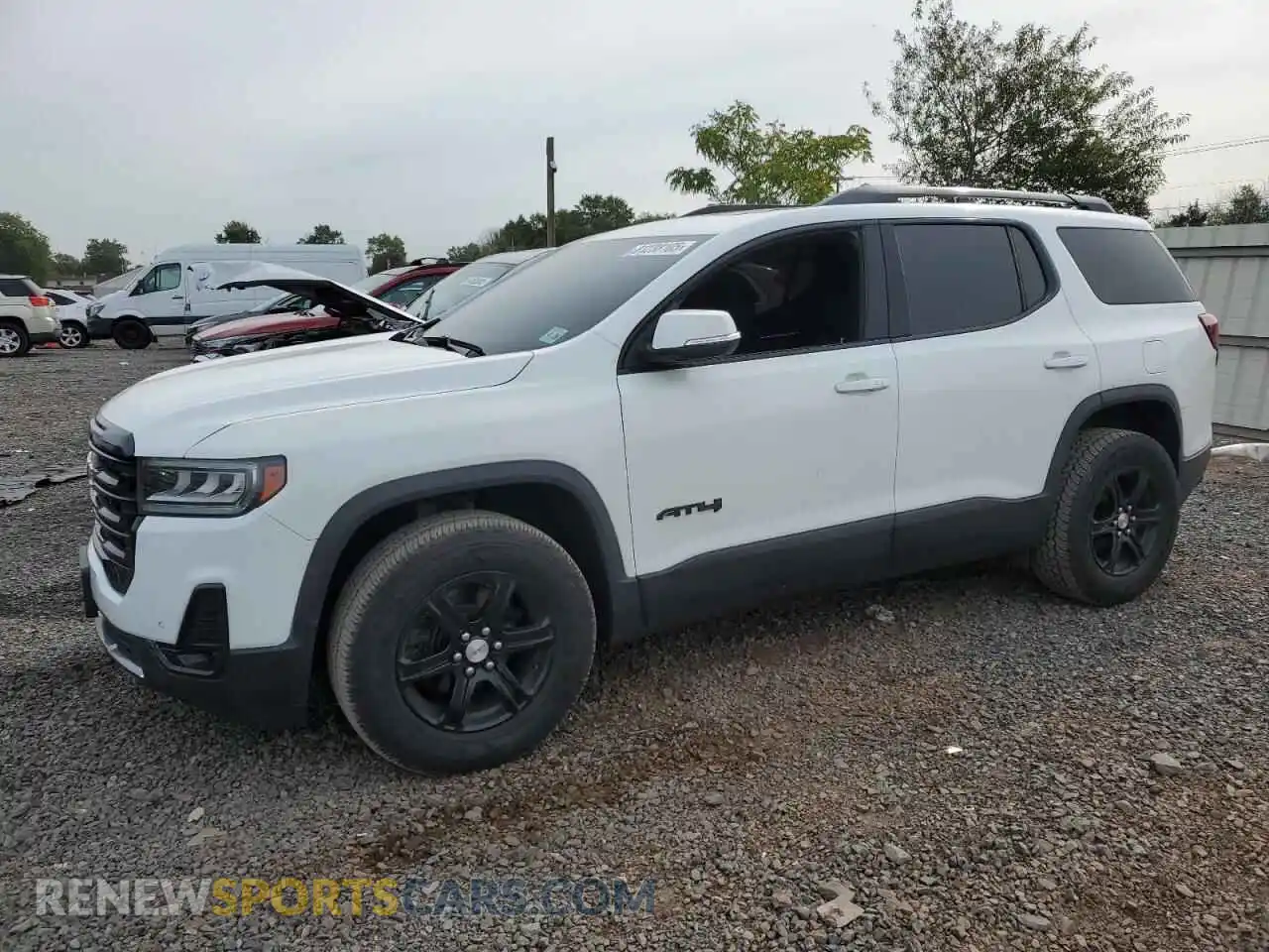 1 Photograph of a damaged car 1GKKNLLS7MZ142845 GMC ACADIA 2021
