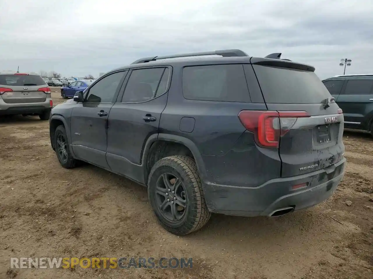 2 Photograph of a damaged car 1GKKNLLS8MZ138903 GMC ACADIA 2021