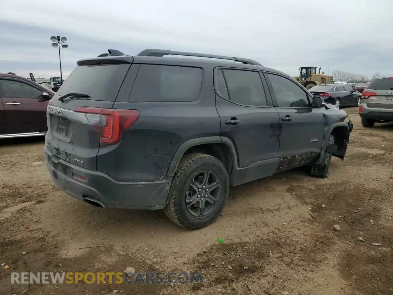 3 Photograph of a damaged car 1GKKNLLS8MZ138903 GMC ACADIA 2021