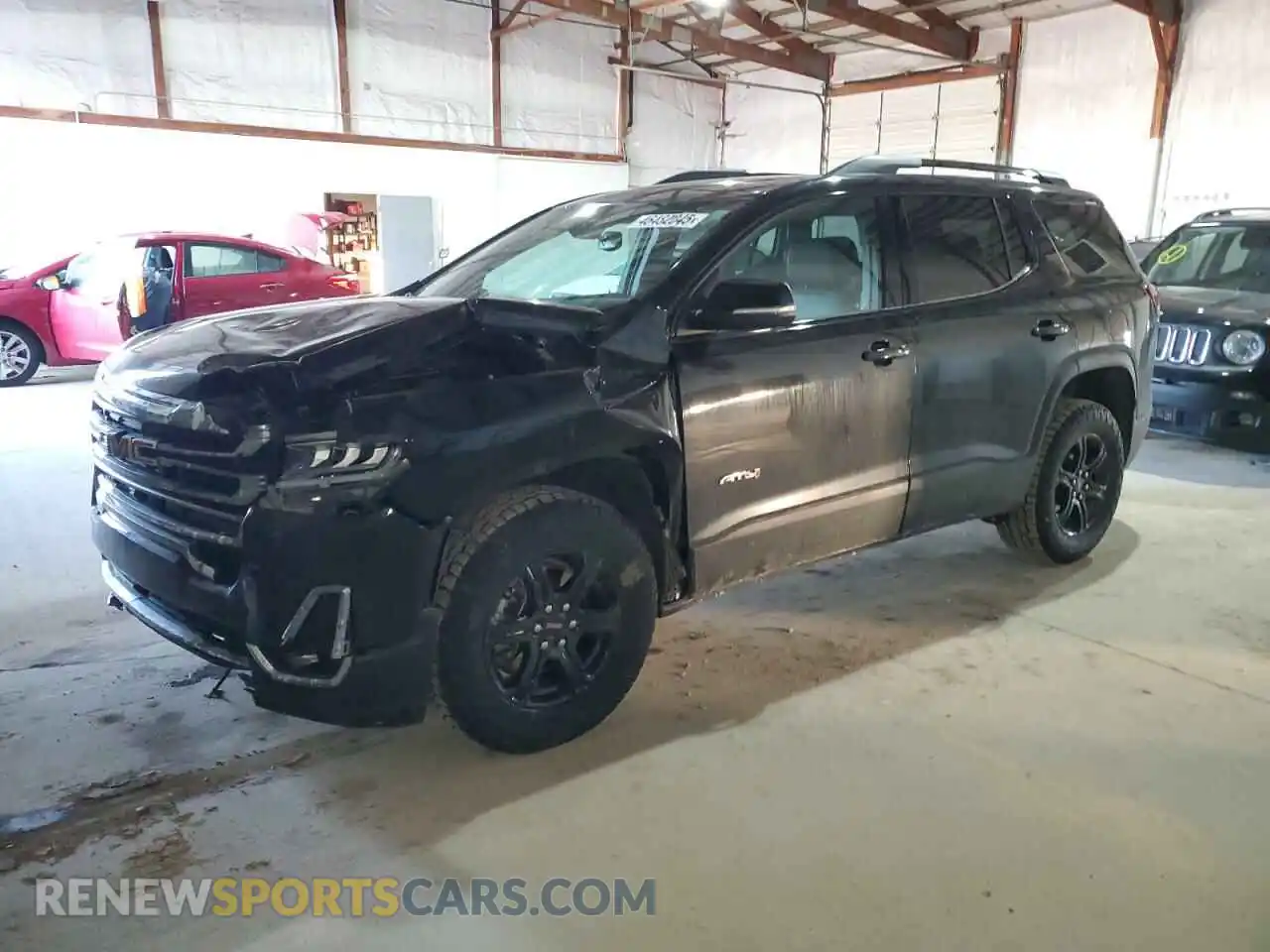 1 Photograph of a damaged car 1GKKNLLS8MZ170251 GMC ACADIA 2021