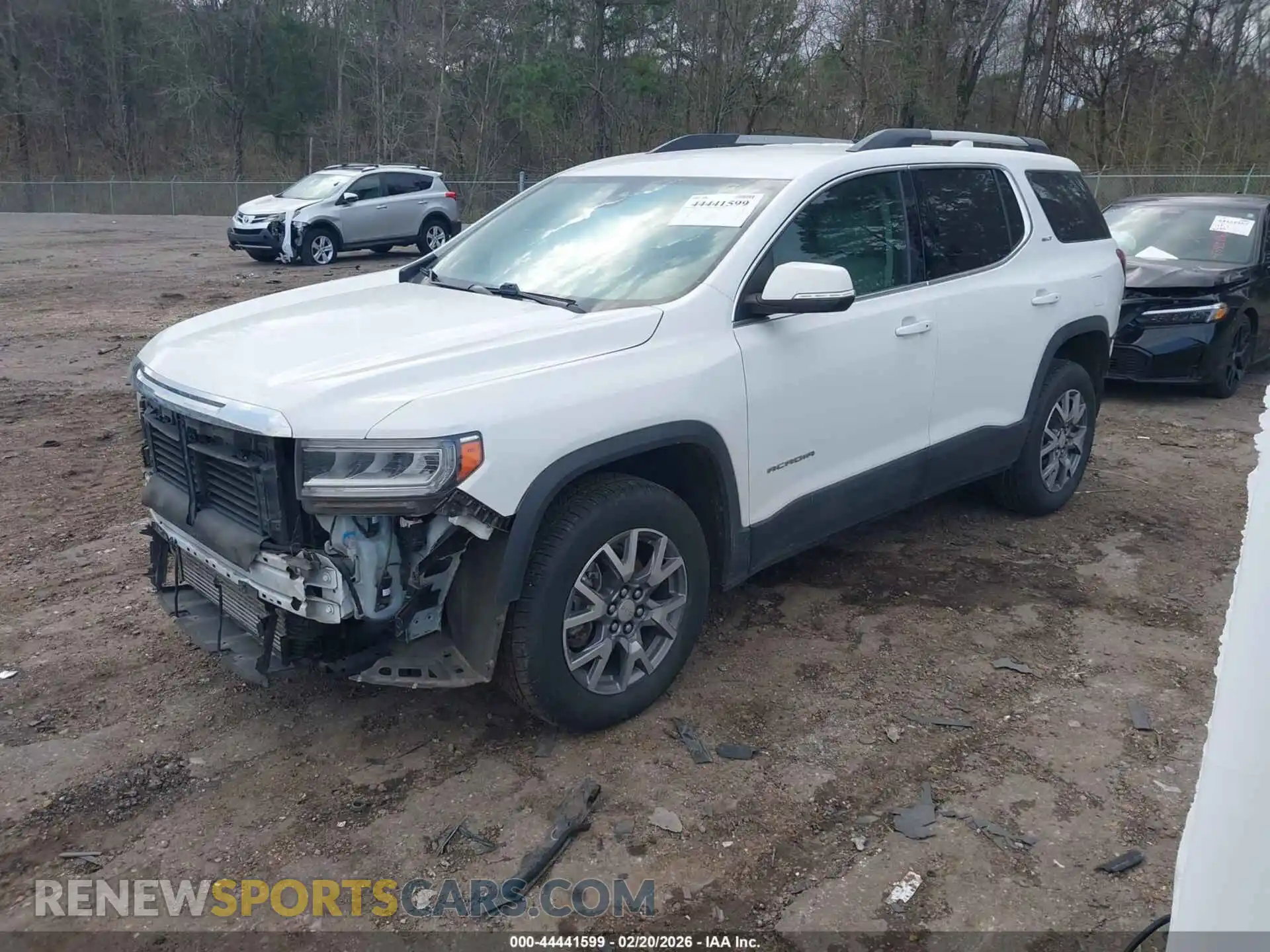 2 Photograph of a damaged car 1GKKNML45MZ113707 GMC ACADIA 2021