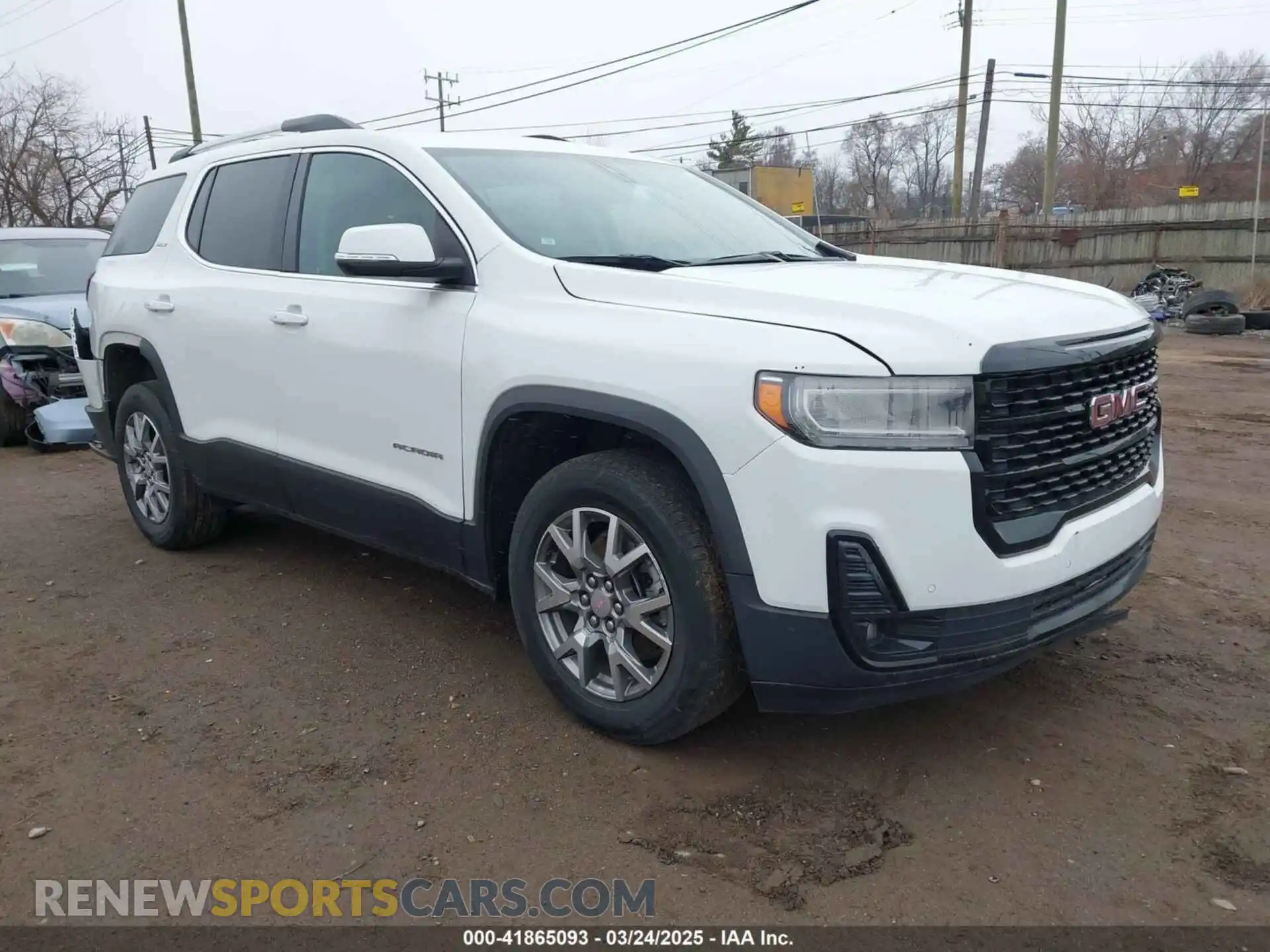 1 Photograph of a damaged car 1GKKNML4XMZ209400 GMC ACADIA 2021