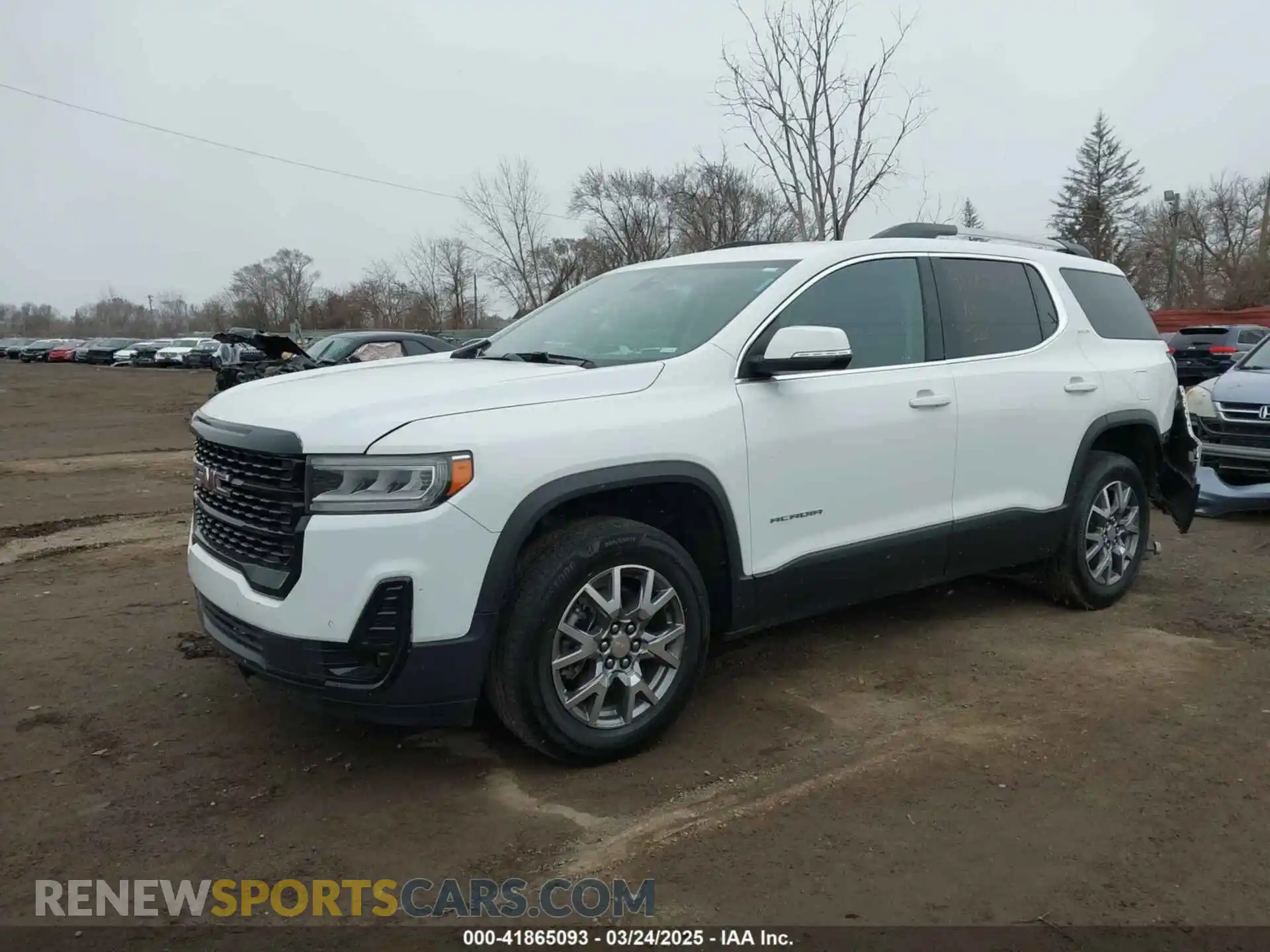 2 Photograph of a damaged car 1GKKNML4XMZ209400 GMC ACADIA 2021