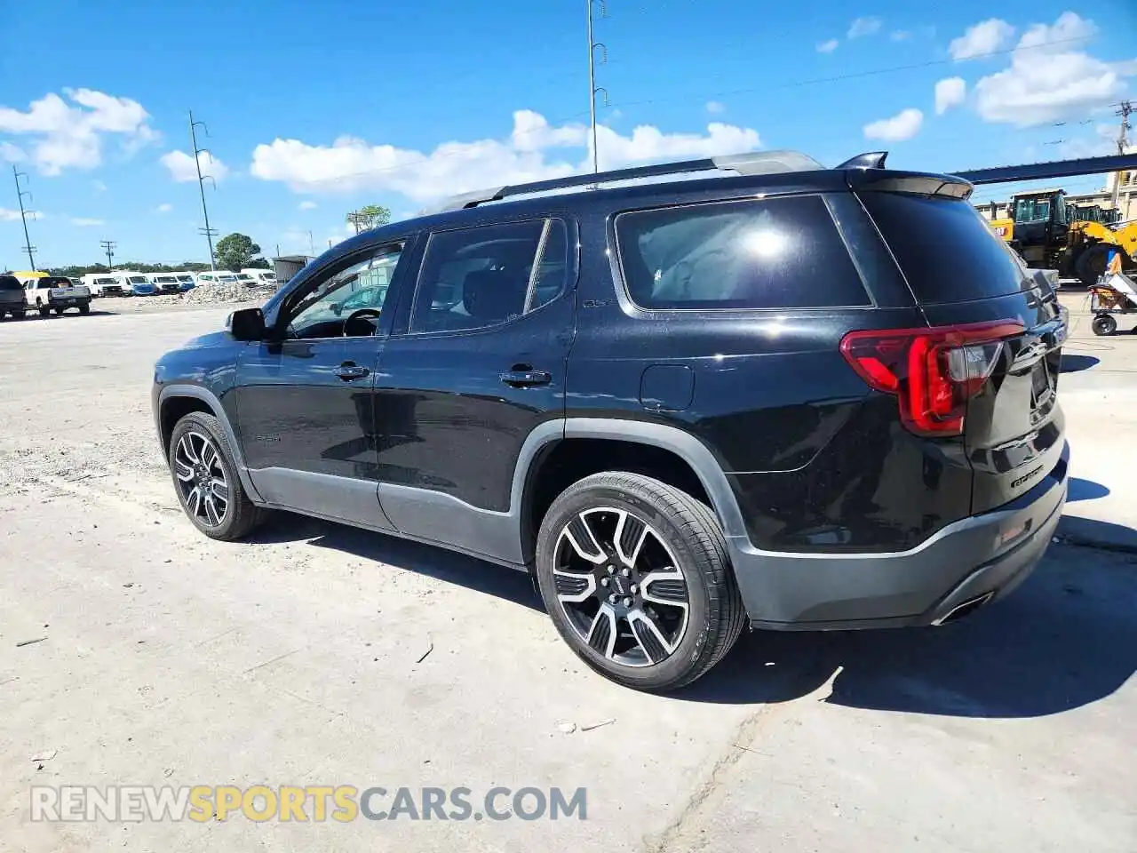 2 fotografías del automóvil dañado 1GKKNMLS0MZ199622 GMC ACADIA 2021