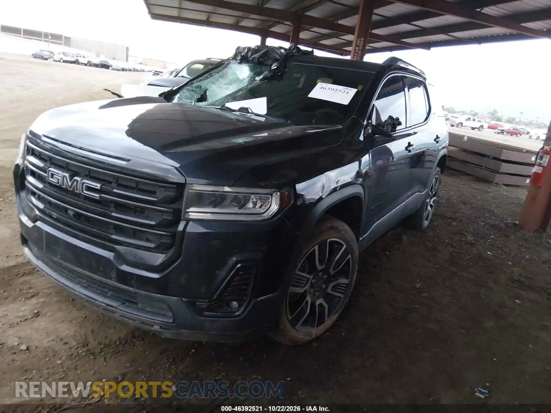 2 Photograph of a damaged car 1GKKNMLS0MZ215799 GMC ACADIA 2021