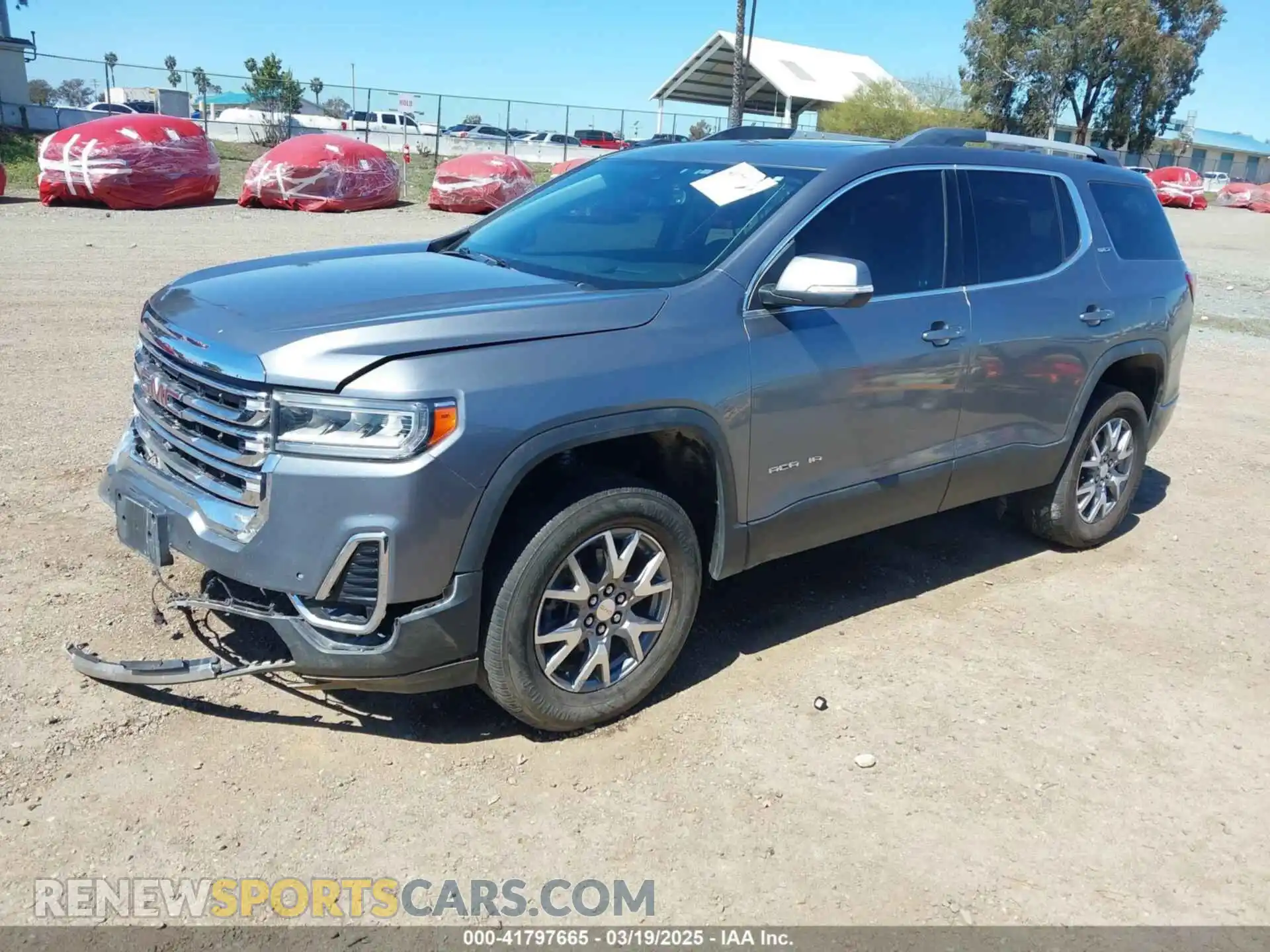 2 Photograph of a damaged car 1GKKNMLS1MZ218856 GMC ACADIA 2021