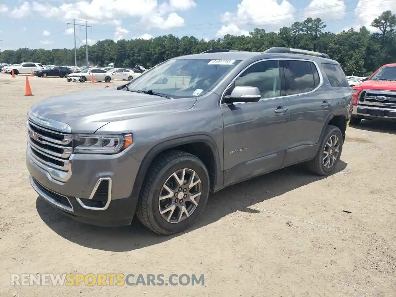 1 Photograph of a damaged car 1GKKNMLS3MZ163715 GMC ACADIA 2021