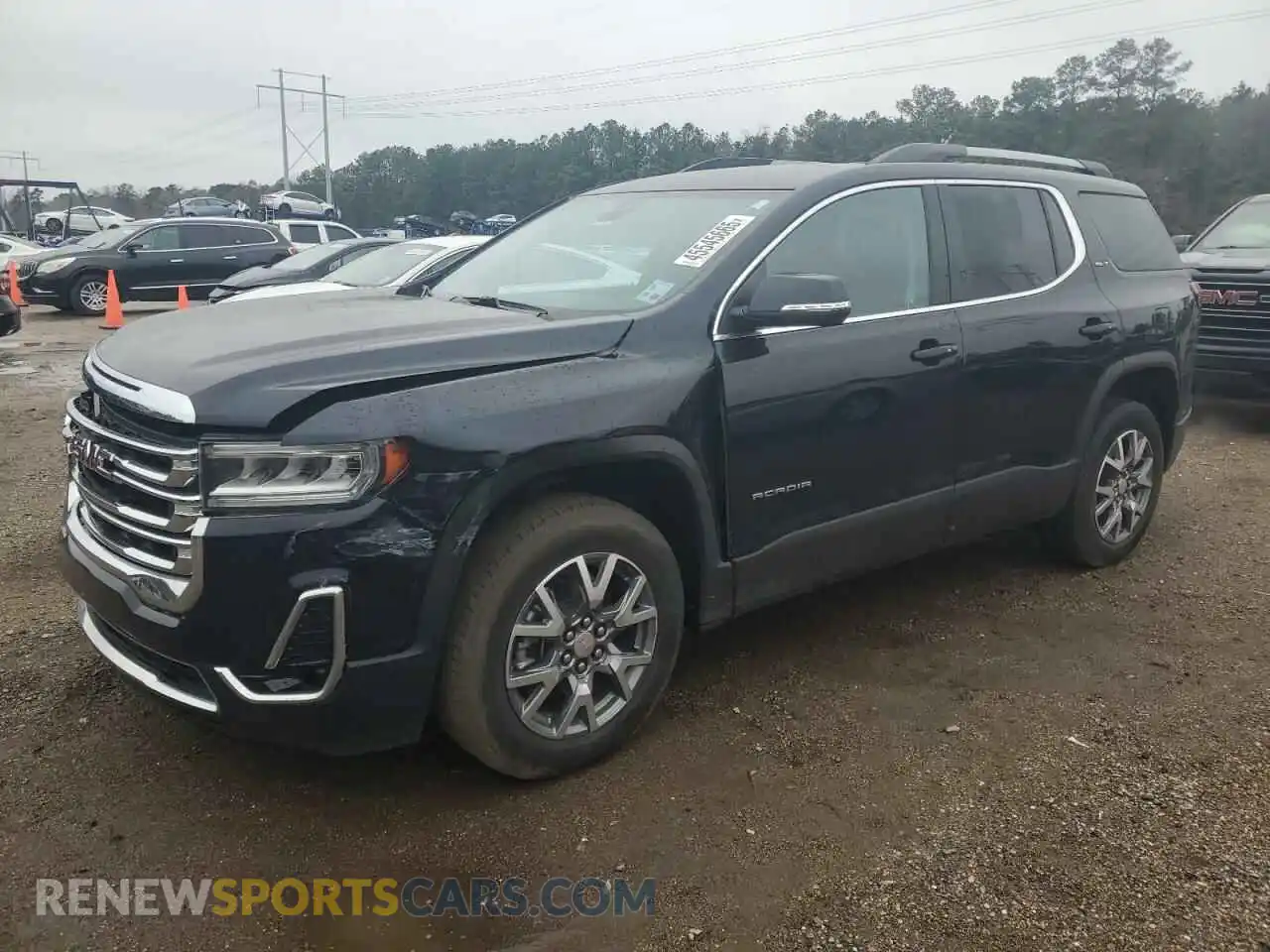 1 Photograph of a damaged car 1GKKNMLS5MZ116346 GMC ACADIA 2021