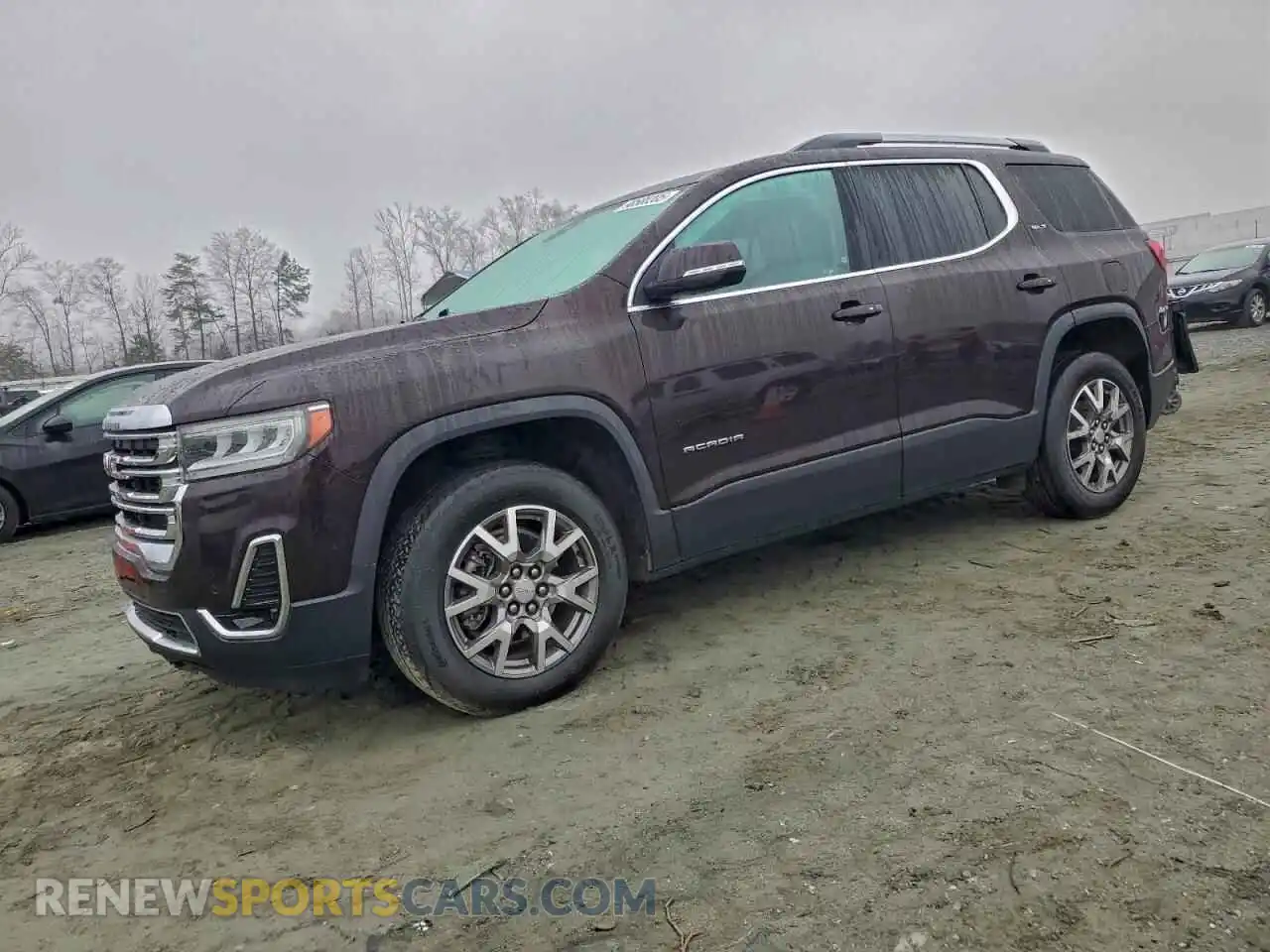 1 Photograph of a damaged car 1GKKNMLS5MZ141425 GMC ACADIA 2021