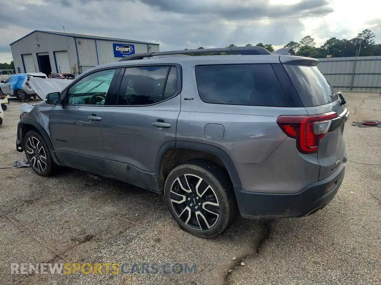 2 Photograph of a damaged car 1GKKNMLS6MZ177558 GMC ACADIA 2021