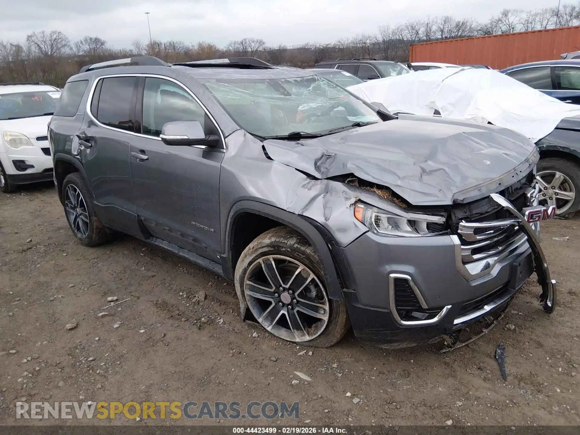 1 Photograph of a damaged car 1GKKNMLS7MZ158291 GMC ACADIA 2021
