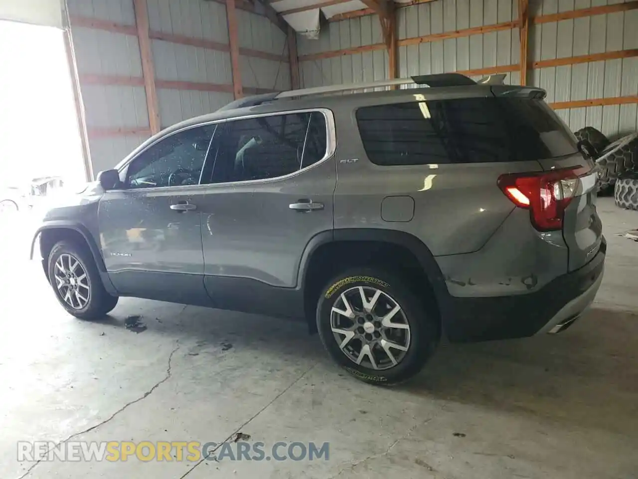2 Photograph of a damaged car 1GKKNMLS9MZ102322 GMC ACADIA 2021