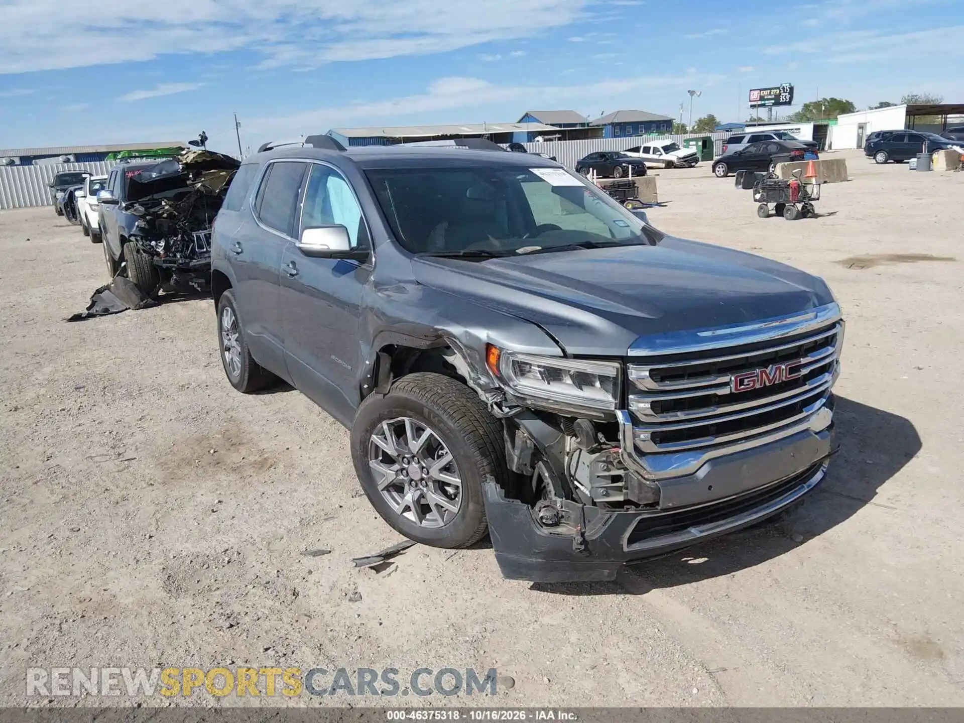 1 fotografías del automóvil dañado 1GKKNMLS9MZ138463 GMC ACADIA 2021