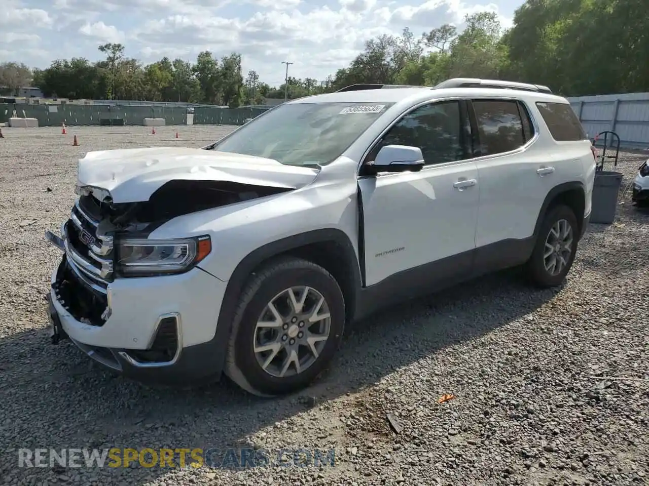 1 Photograph of a damaged car 1GKKNMLS9MZ173472 GMC ACADIA 2021