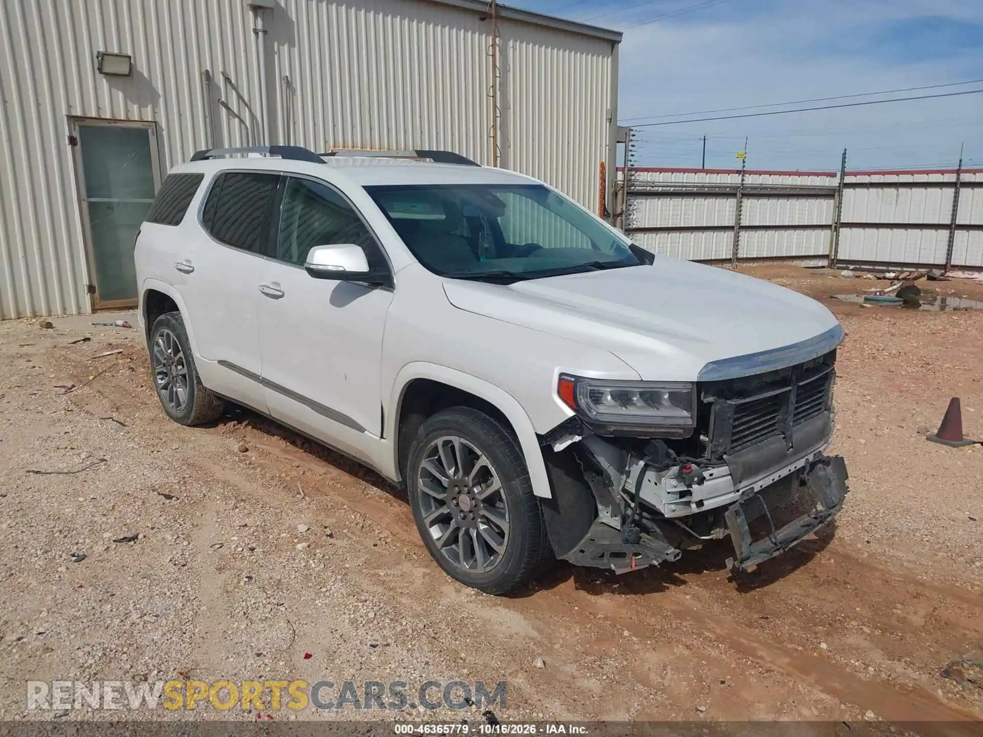 1 Photograph of a damaged car 1GKKNPLS5MZ146903 GMC ACADIA 2021