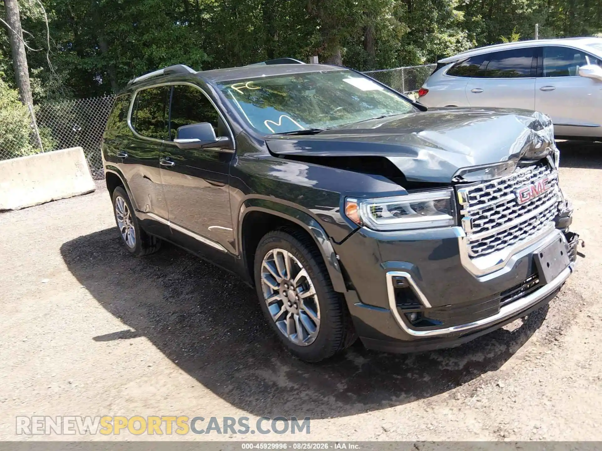1 Photograph of a damaged car 1GKKNPLS7MZ143016 GMC ACADIA 2021