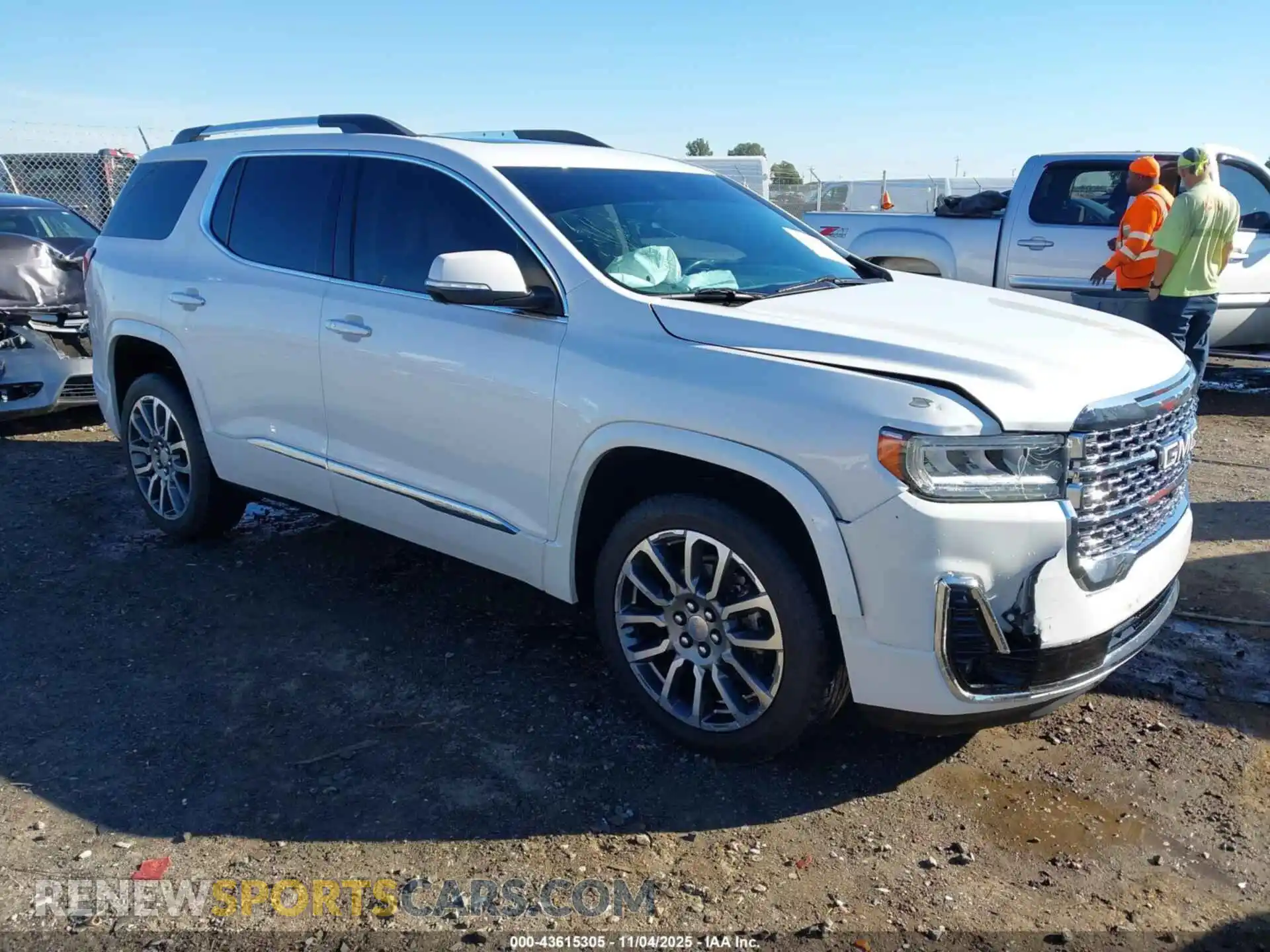 1 Photograph of a damaged car 1GKKNPLS7MZ178977 GMC ACADIA 2021
