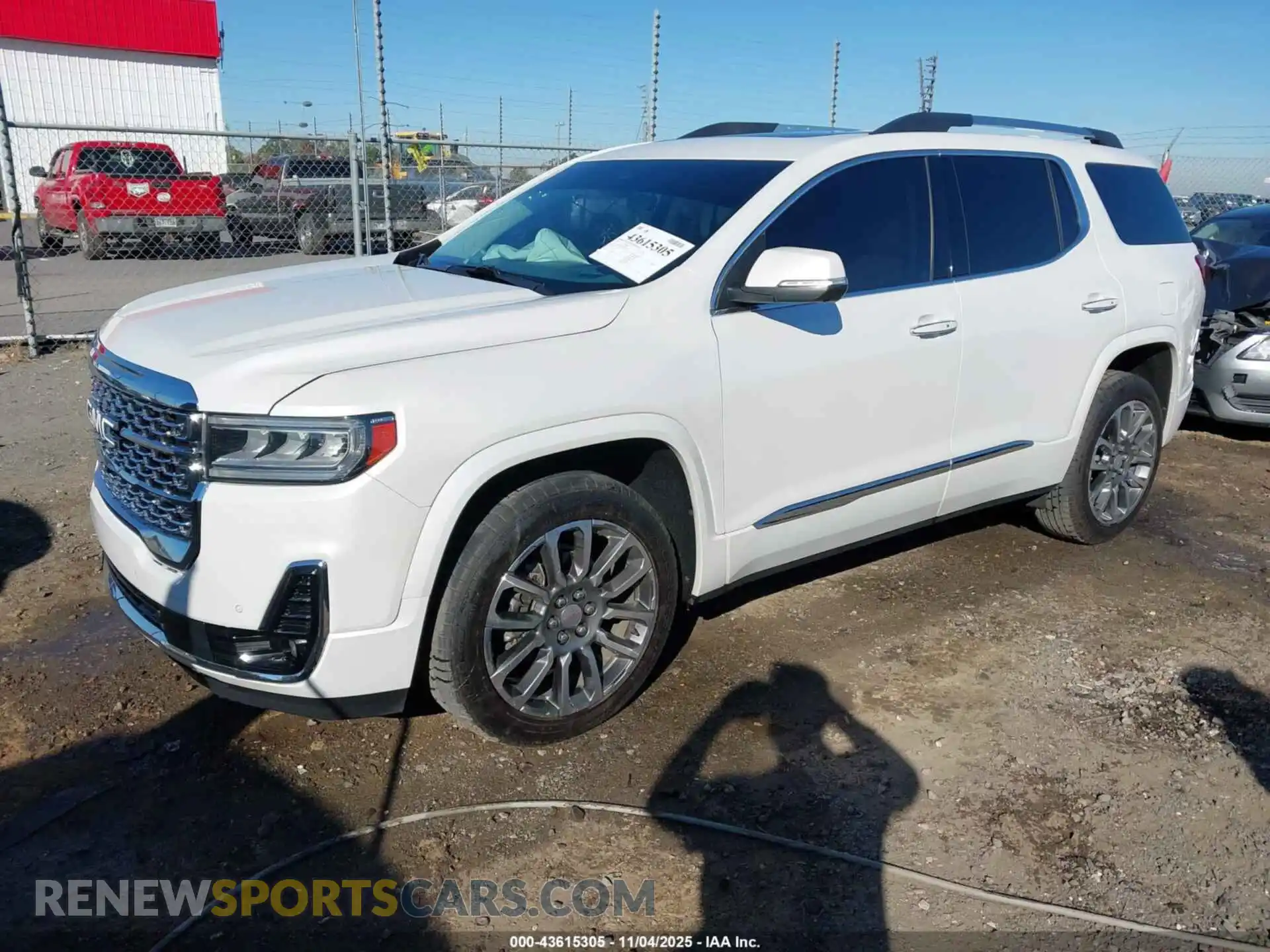 2 Photograph of a damaged car 1GKKNPLS7MZ178977 GMC ACADIA 2021