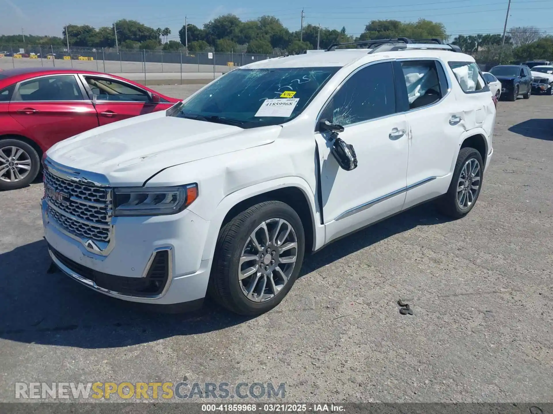 2 Photograph of a damaged car 1GKKNPLS9MZ124774 GMC ACADIA 2021