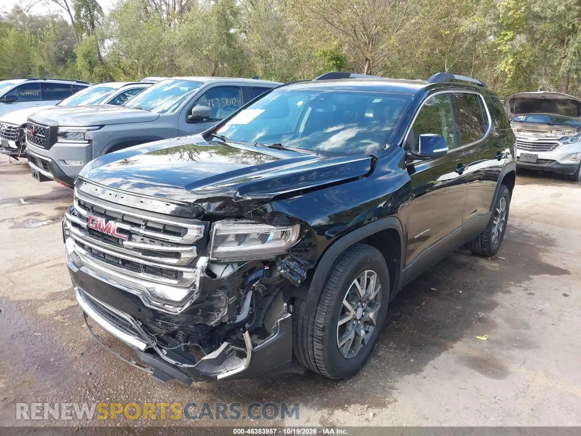 2 Photograph of a damaged car 1GKKNRL48MZ101662 GMC ACADIA 2021