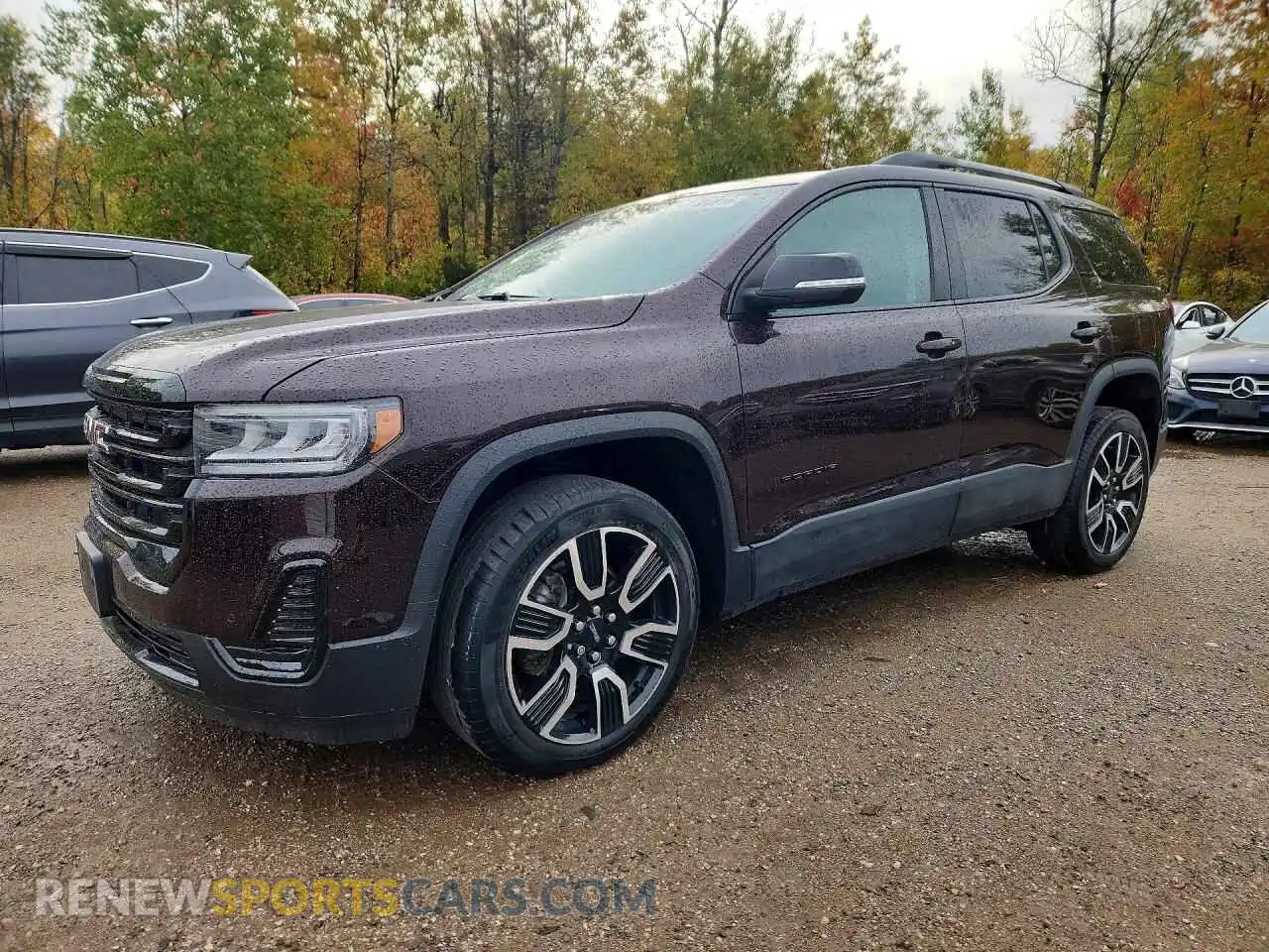 1 Photograph of a damaged car 1GKKNRLS1MZ151074 GMC ACADIA 2021
