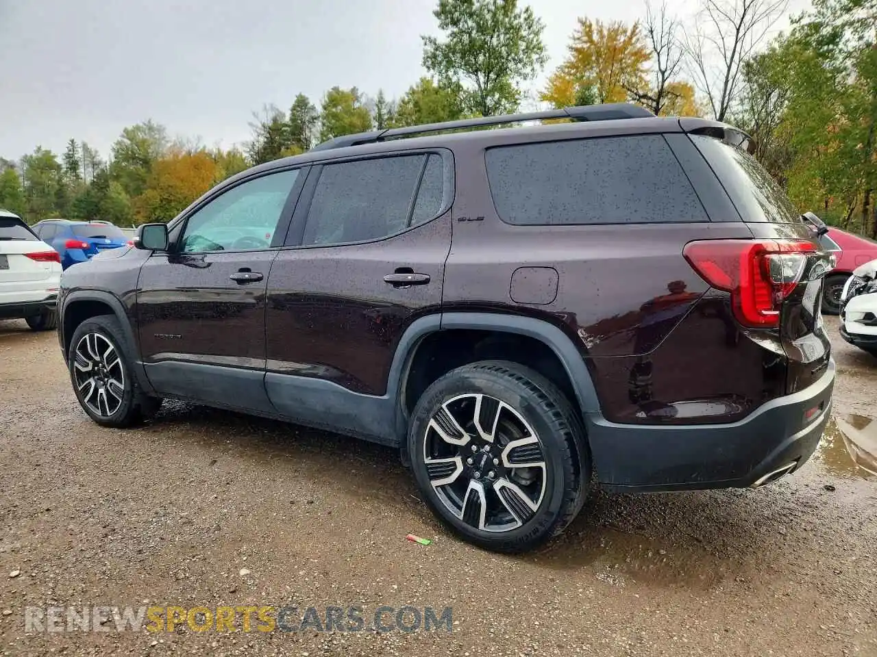 2 Photograph of a damaged car 1GKKNRLS1MZ151074 GMC ACADIA 2021