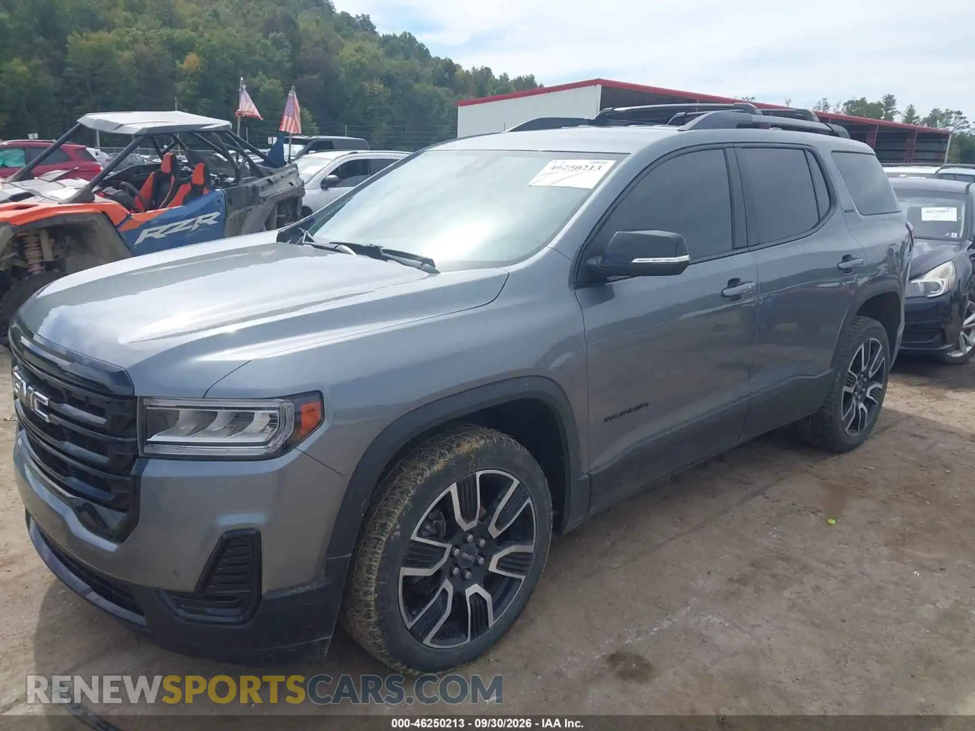 2 fotografías del automóvil dañado 1GKKNRLS3MZ120697 GMC ACADIA 2021