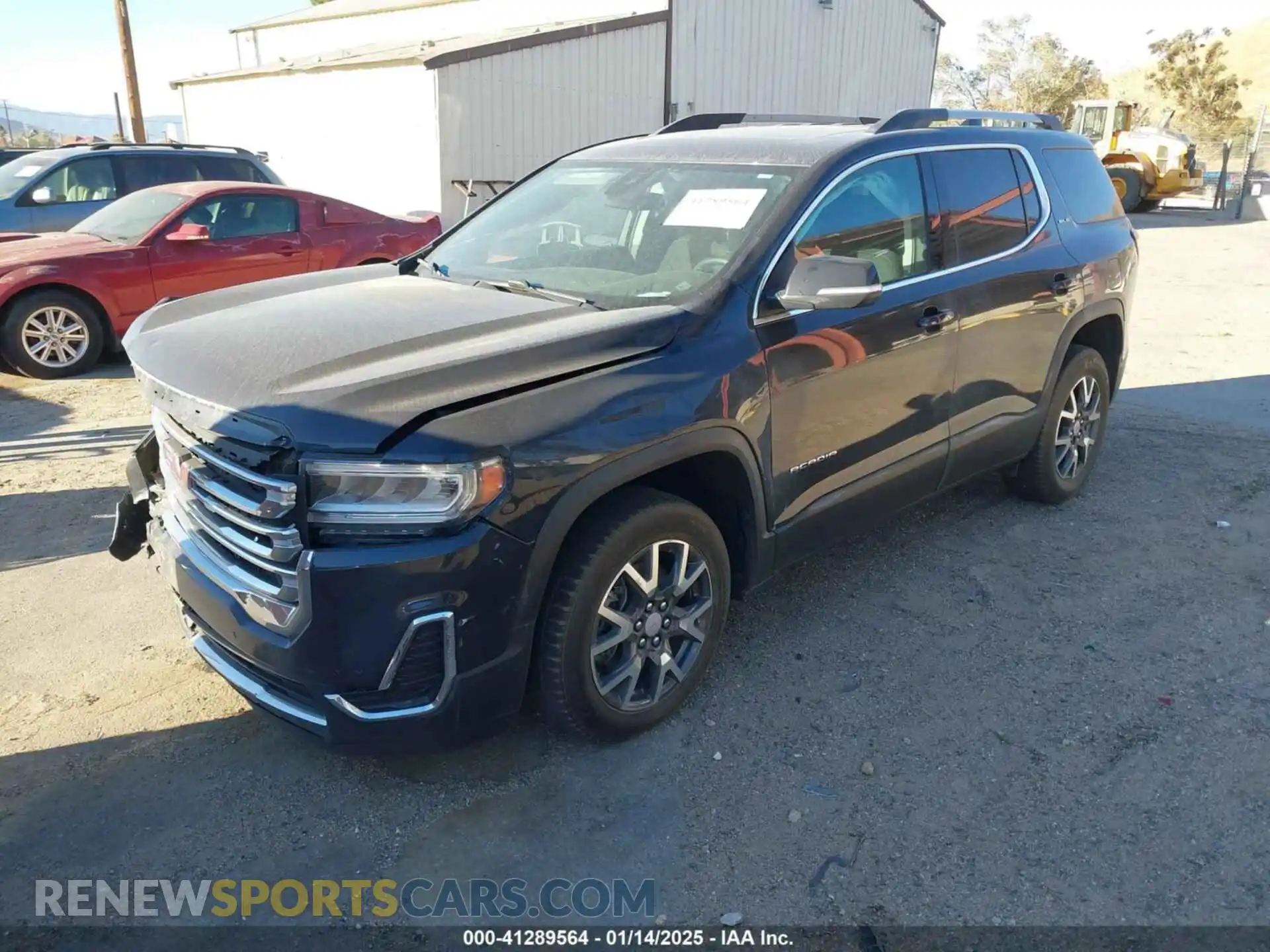 2 Photograph of a damaged car 1GKKNRLS3MZ171861 GMC ACADIA 2021