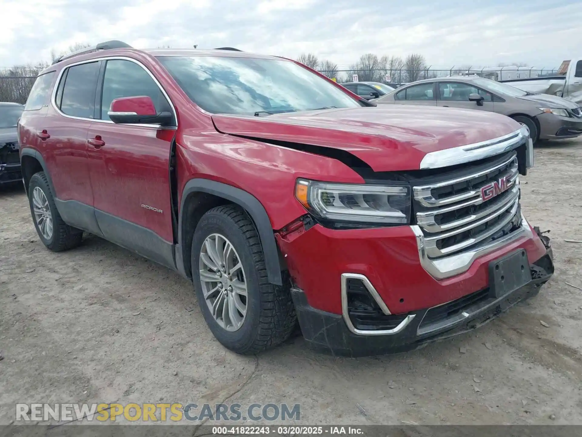 1 Фотография поврежденного автомобиля 1GKKNRLS3MZ176171 GMC ACADIA 2021