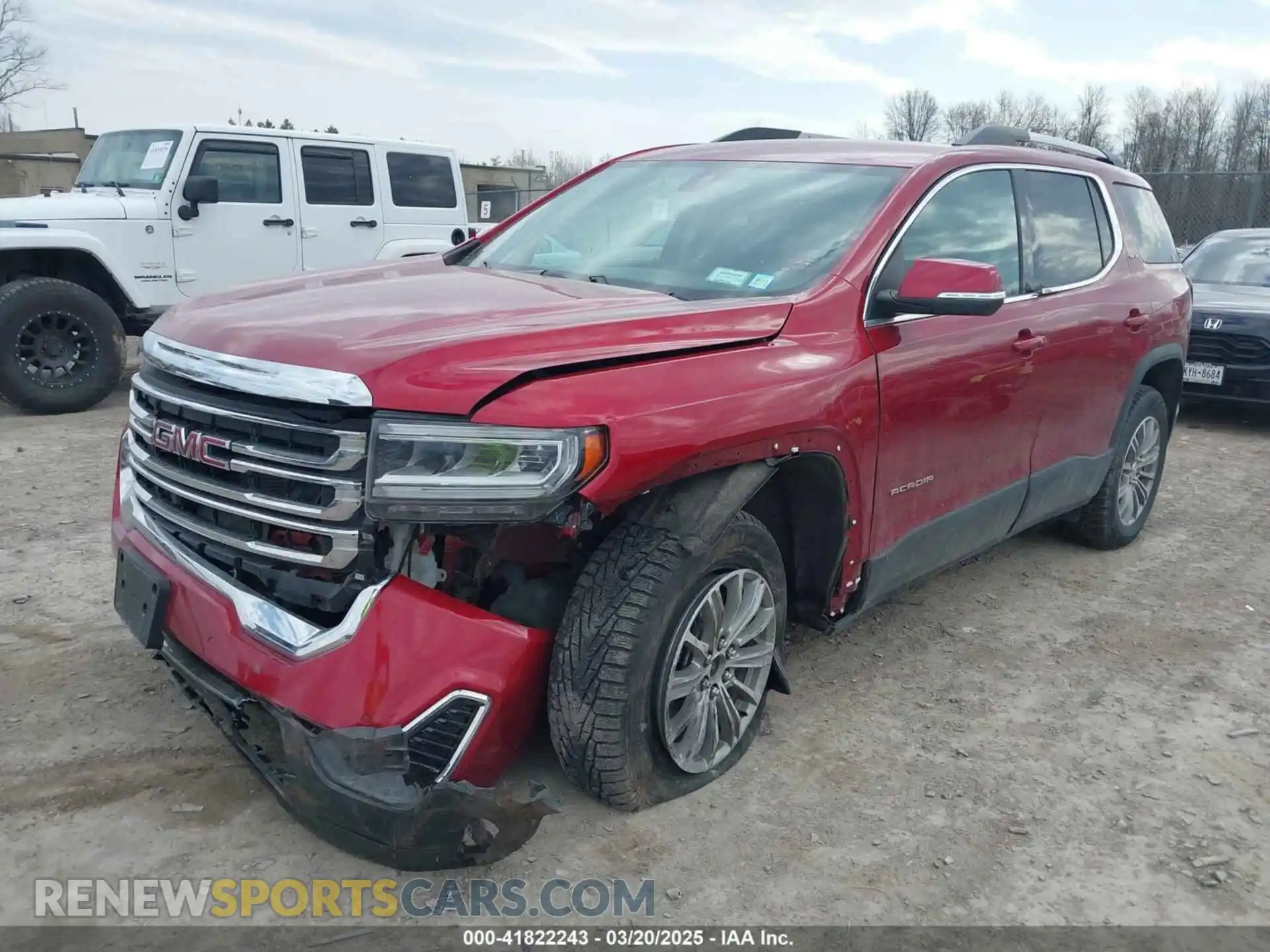 2 Фотография поврежденного автомобиля 1GKKNRLS3MZ176171 GMC ACADIA 2021