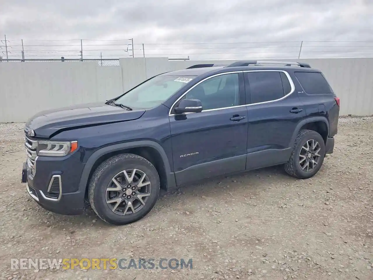 1 Photograph of a damaged car 1GKKNRLS3MZ199109 GMC ACADIA 2021