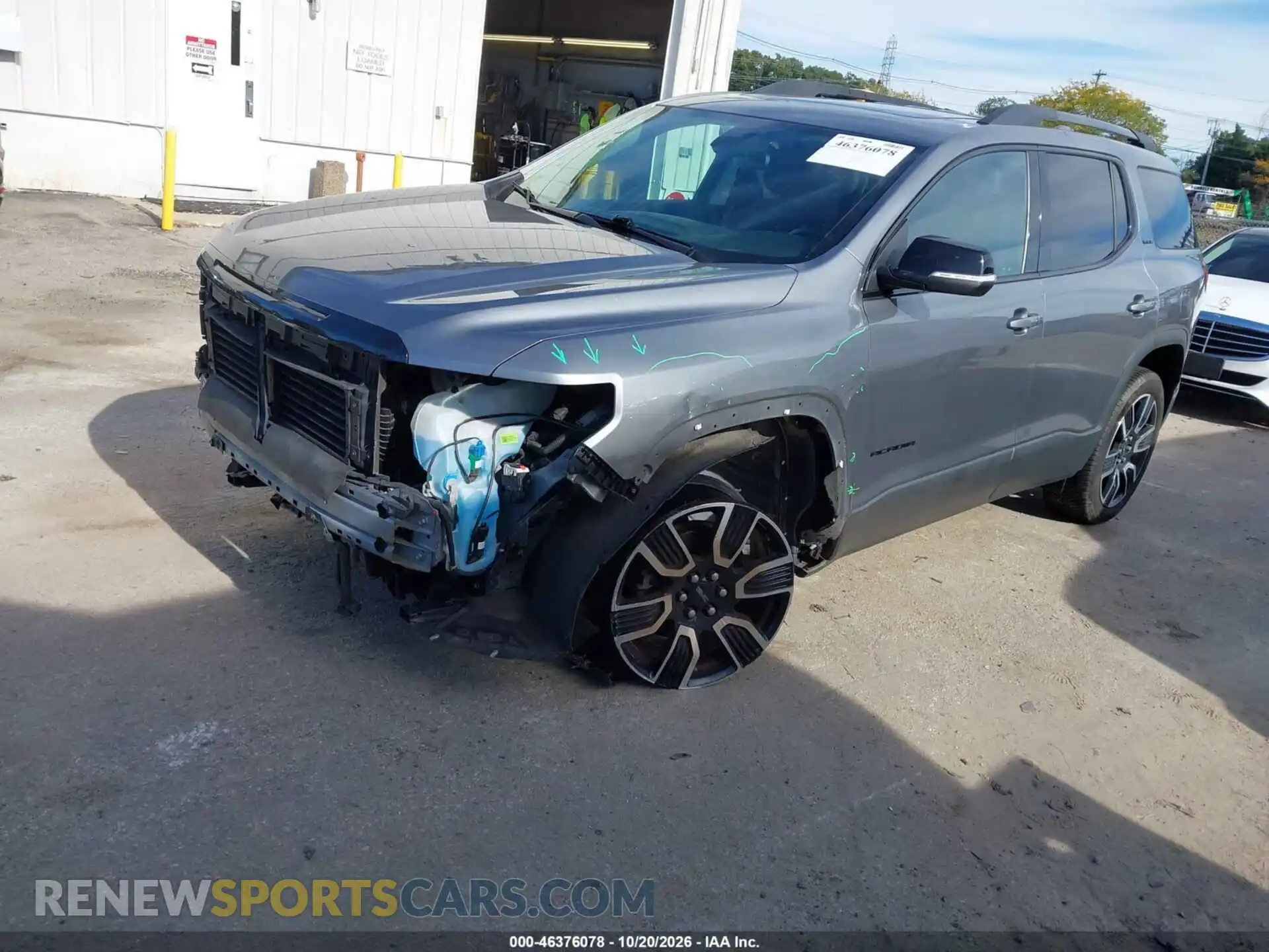 2 Фотография поврежденного автомобиля 1GKKNRLS6MZ117163 GMC ACADIA 2021