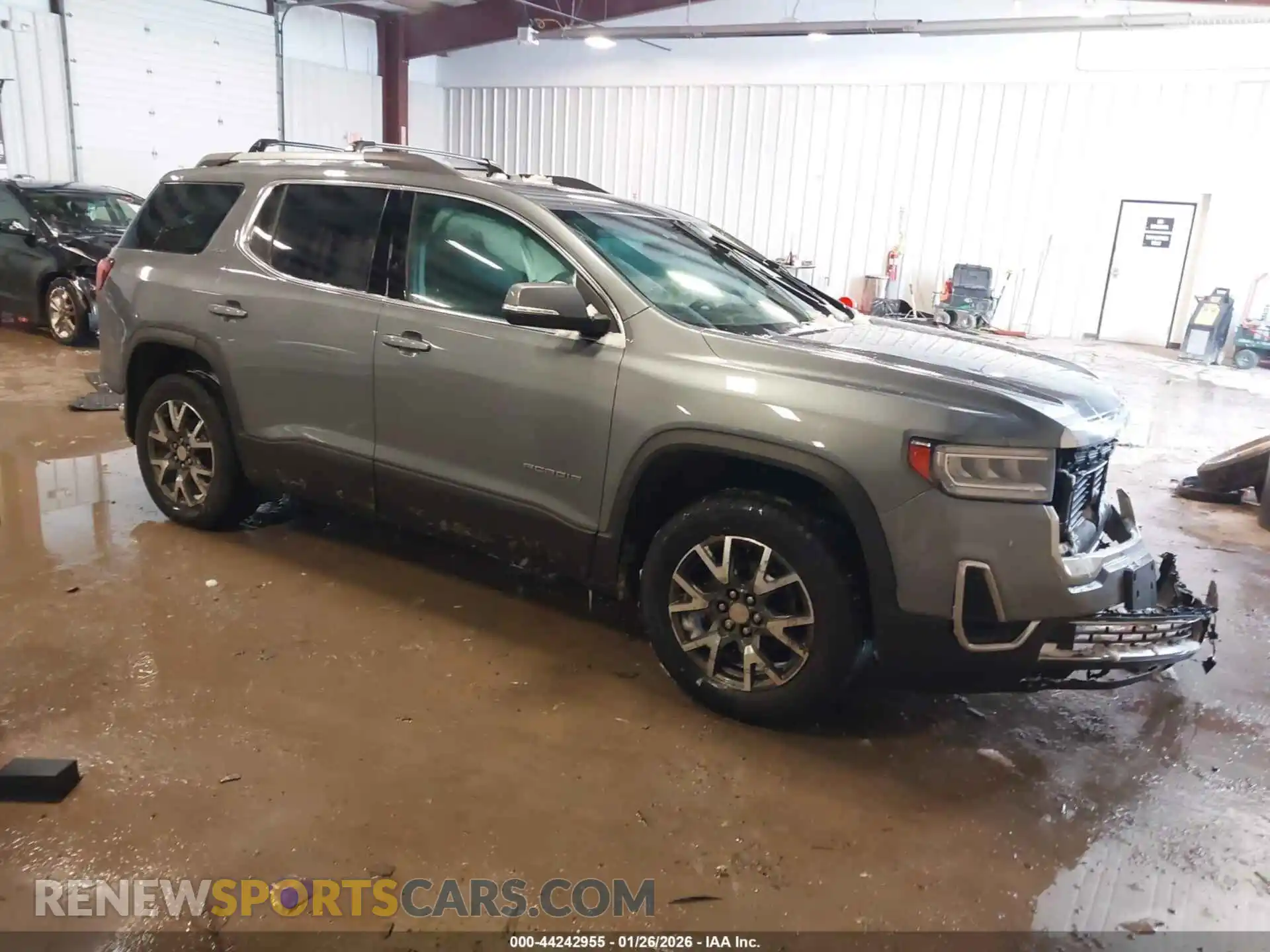 1 Photograph of a damaged car 1GKKNRLS6MZ183437 GMC ACADIA 2021