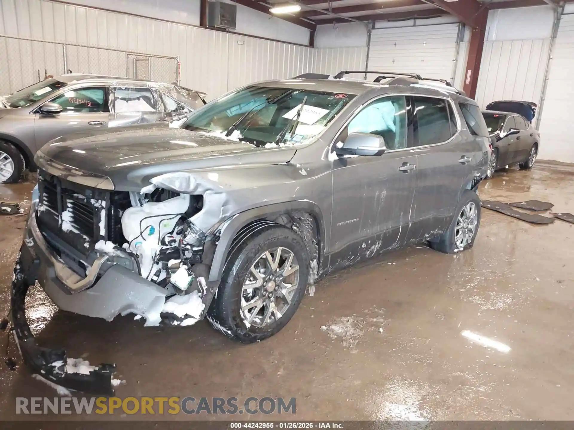 2 Photograph of a damaged car 1GKKNRLS6MZ183437 GMC ACADIA 2021