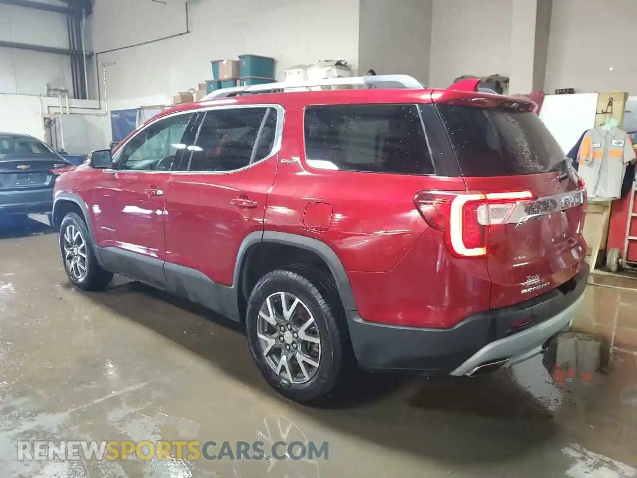 2 Photograph of a damaged car 1GKKNRLS7MZ127362 GMC ACADIA 2021