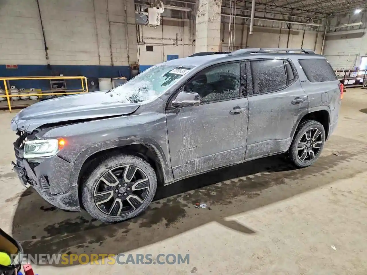 1 Photograph of a damaged car 1GKKNRLS7MZ153301 GMC ACADIA 2021