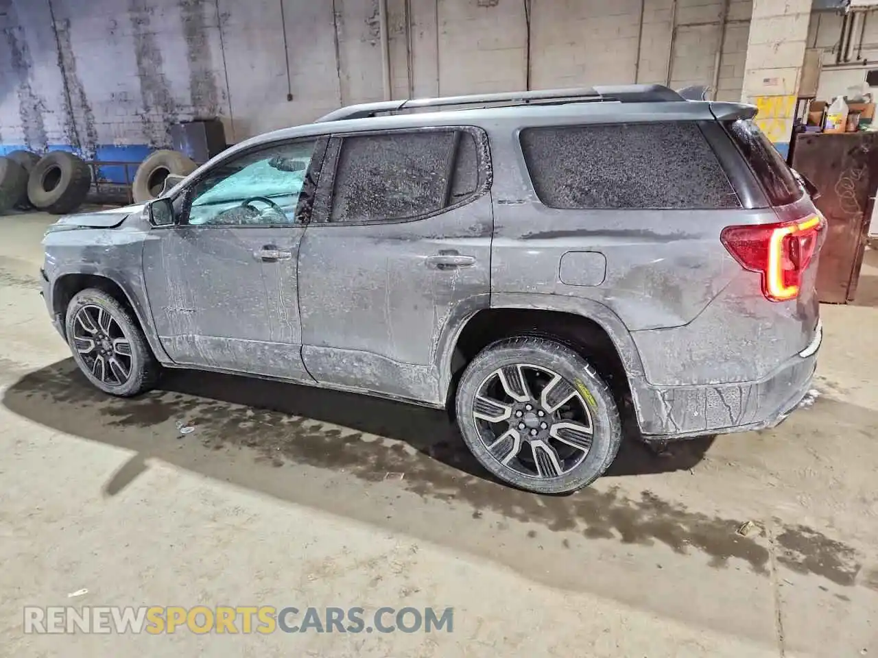 2 Photograph of a damaged car 1GKKNRLS7MZ153301 GMC ACADIA 2021