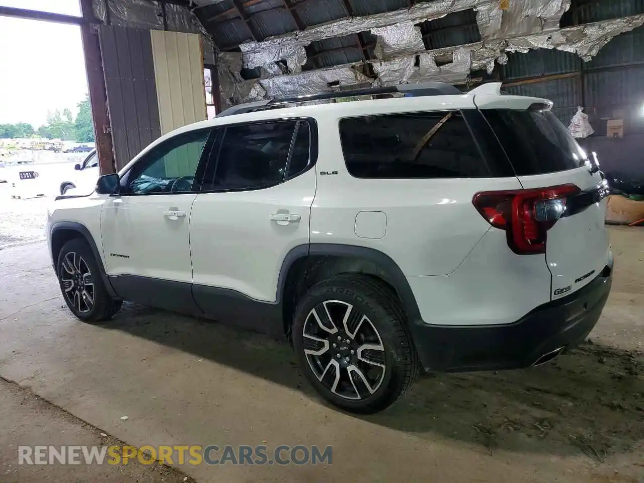 2 fotografías del automóvil dañado 1GKKNRLS9MZ209383 GMC ACADIA 2021