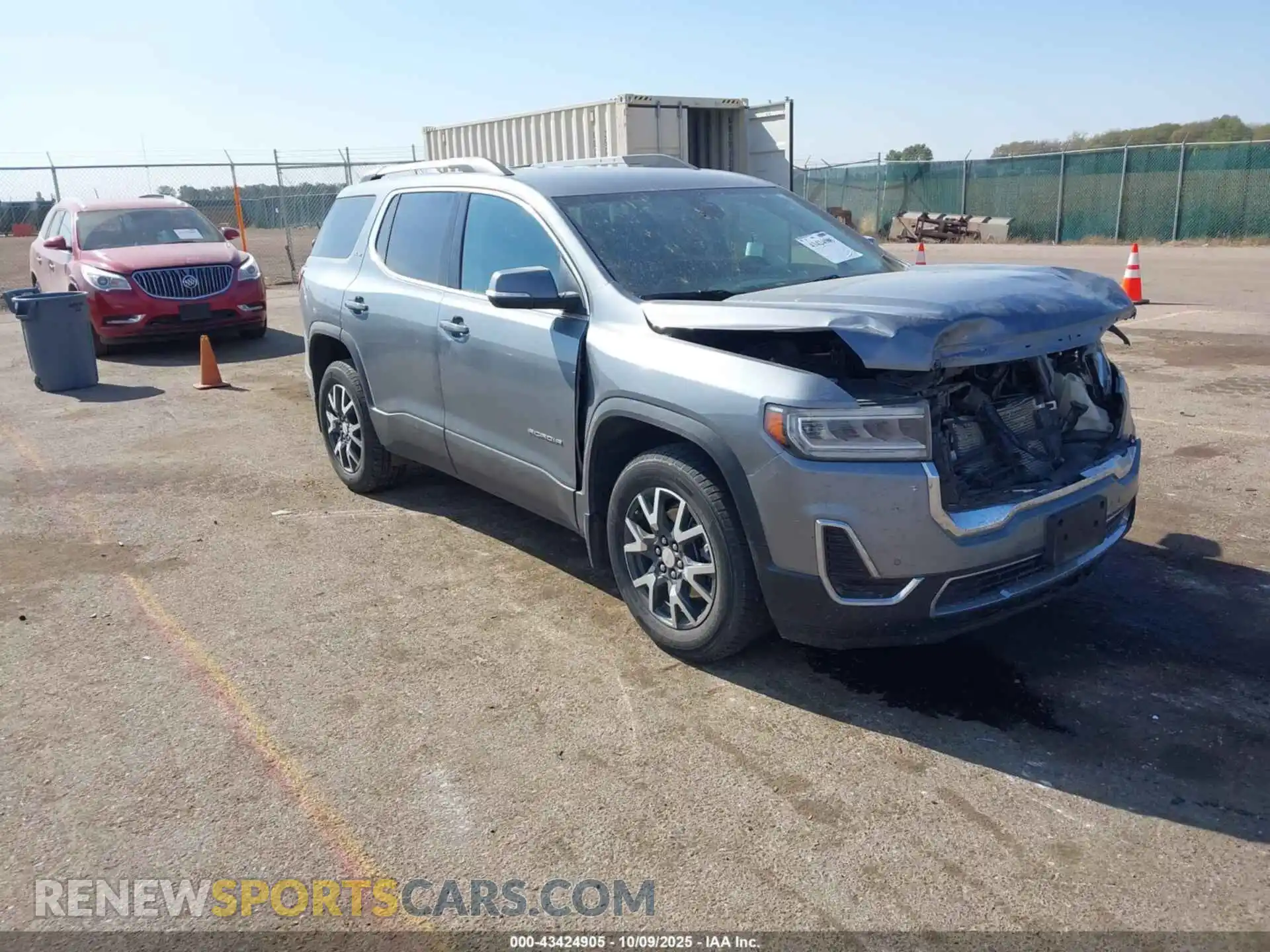 1 Photograph of a damaged car 1GKKNRLSXMZ157441 GMC ACADIA 2021