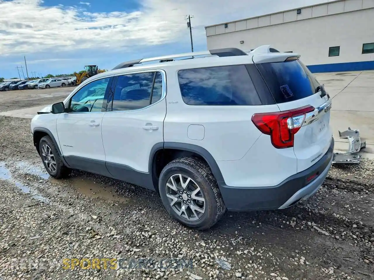 2 fotografías del automóvil dañado 1GKKNRLSXMZ183795 GMC ACADIA 2021