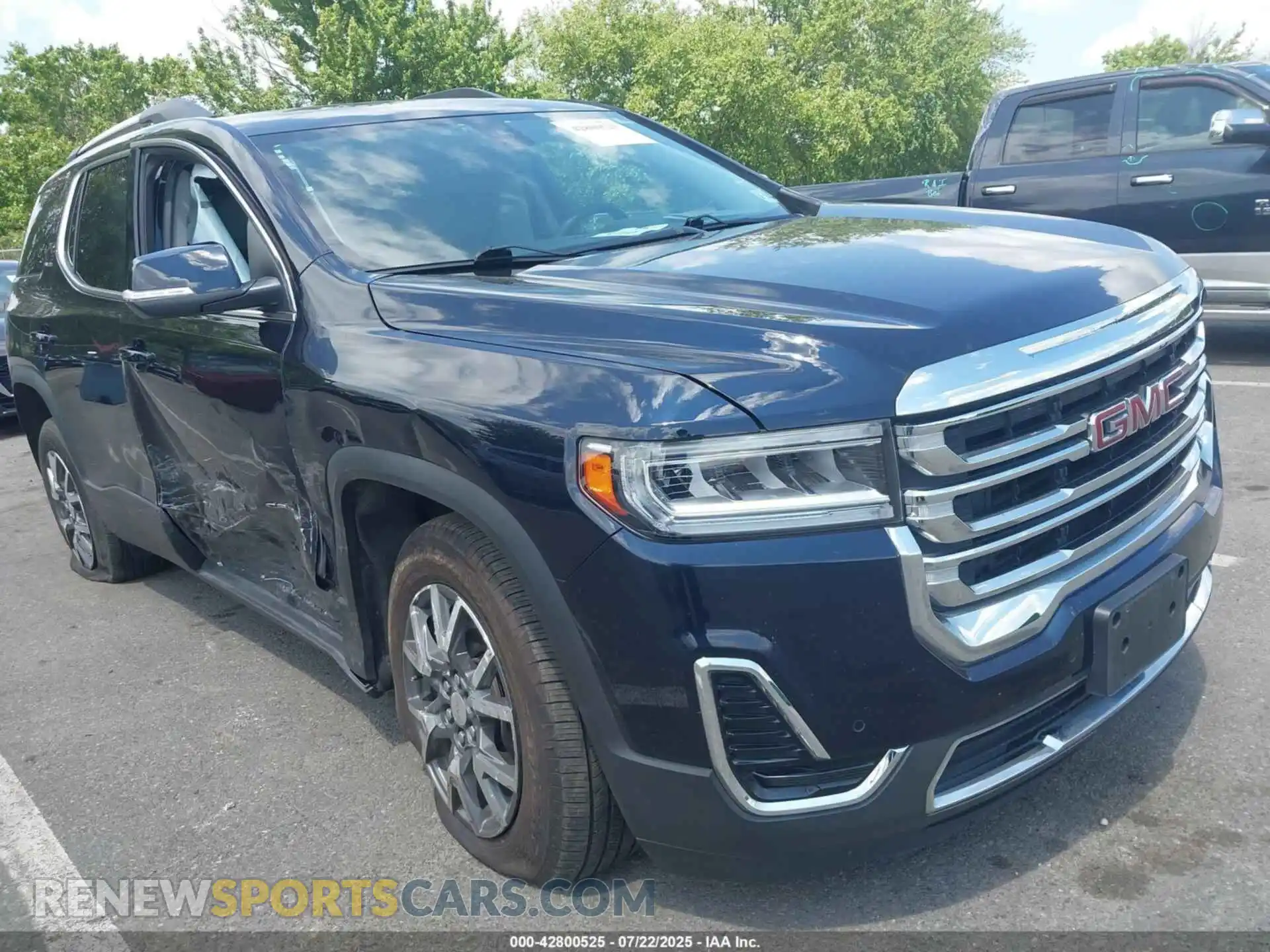 1 Photograph of a damaged car 1GKKNRLSXMZ202300 GMC ACADIA 2021