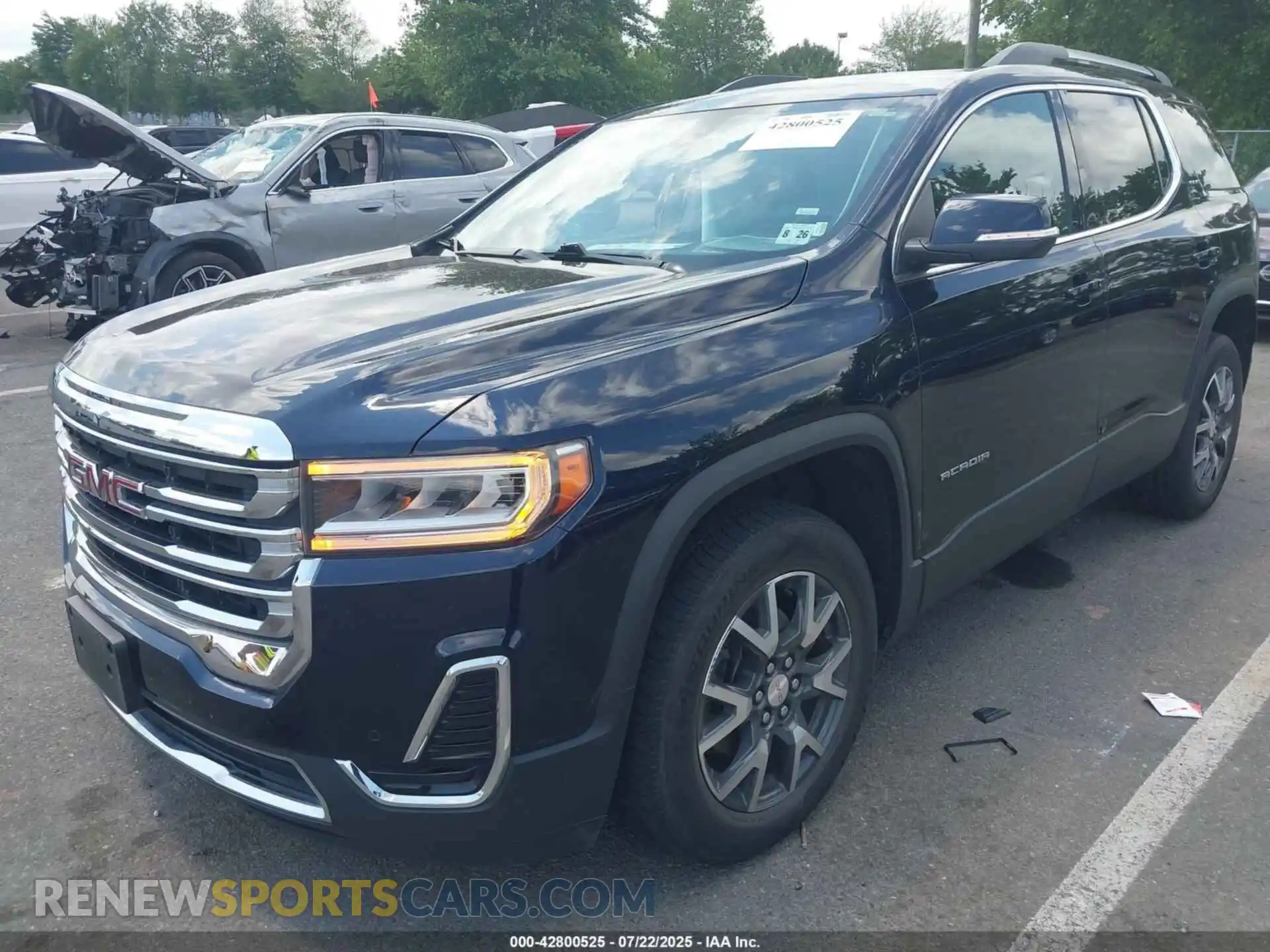 2 Photograph of a damaged car 1GKKNRLSXMZ202300 GMC ACADIA 2021