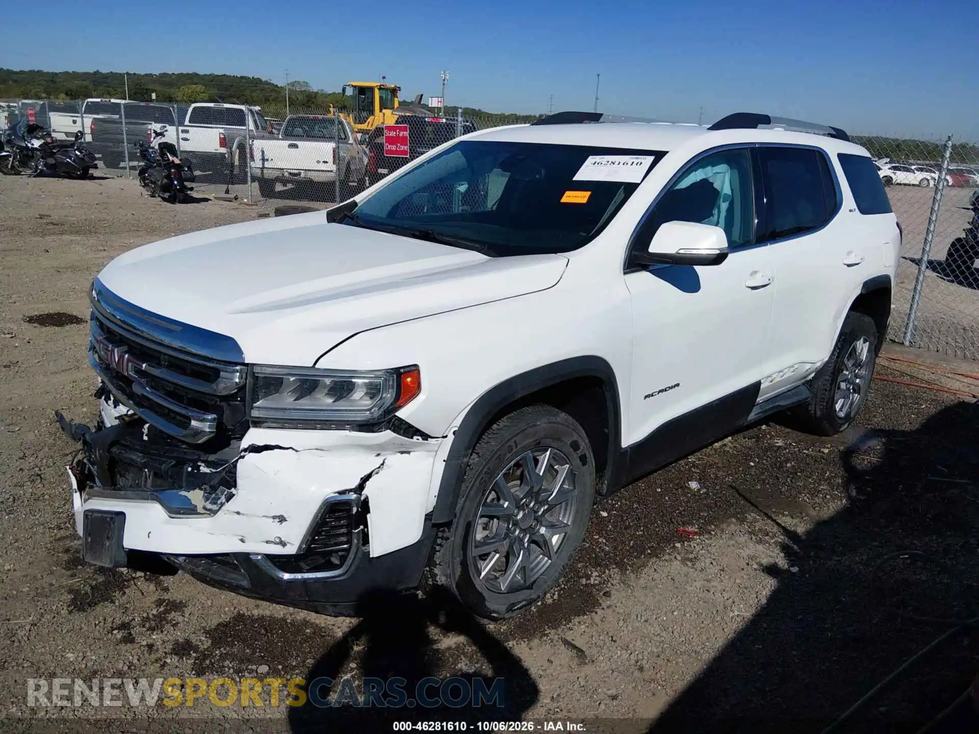 2 fotografías del automóvil dañado 1GKKNULS0MZ166717 GMC ACADIA 2021