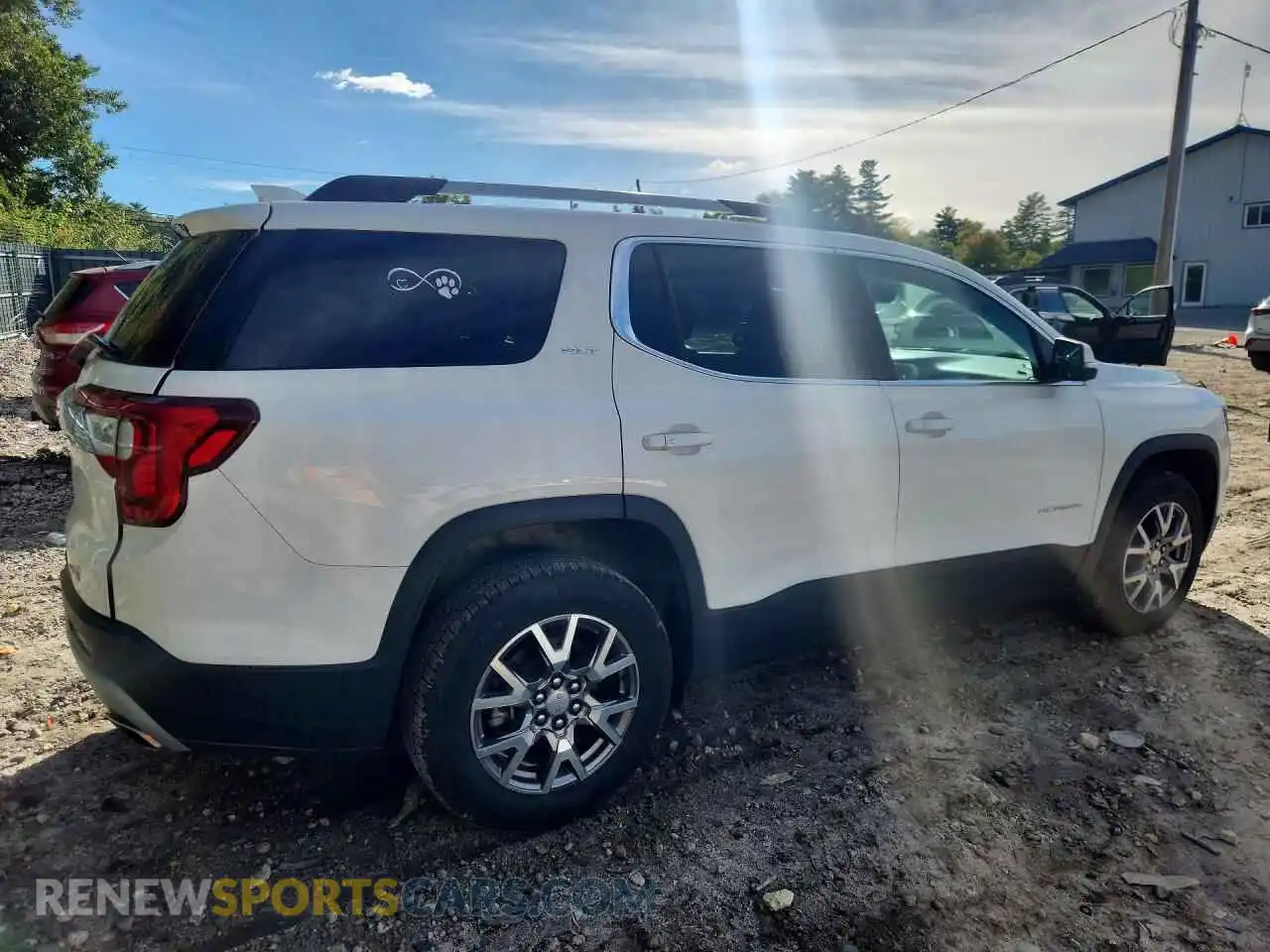 3 Фотография поврежденного автомобиля 1GKKNULS1MZ128171 GMC ACADIA 2021
