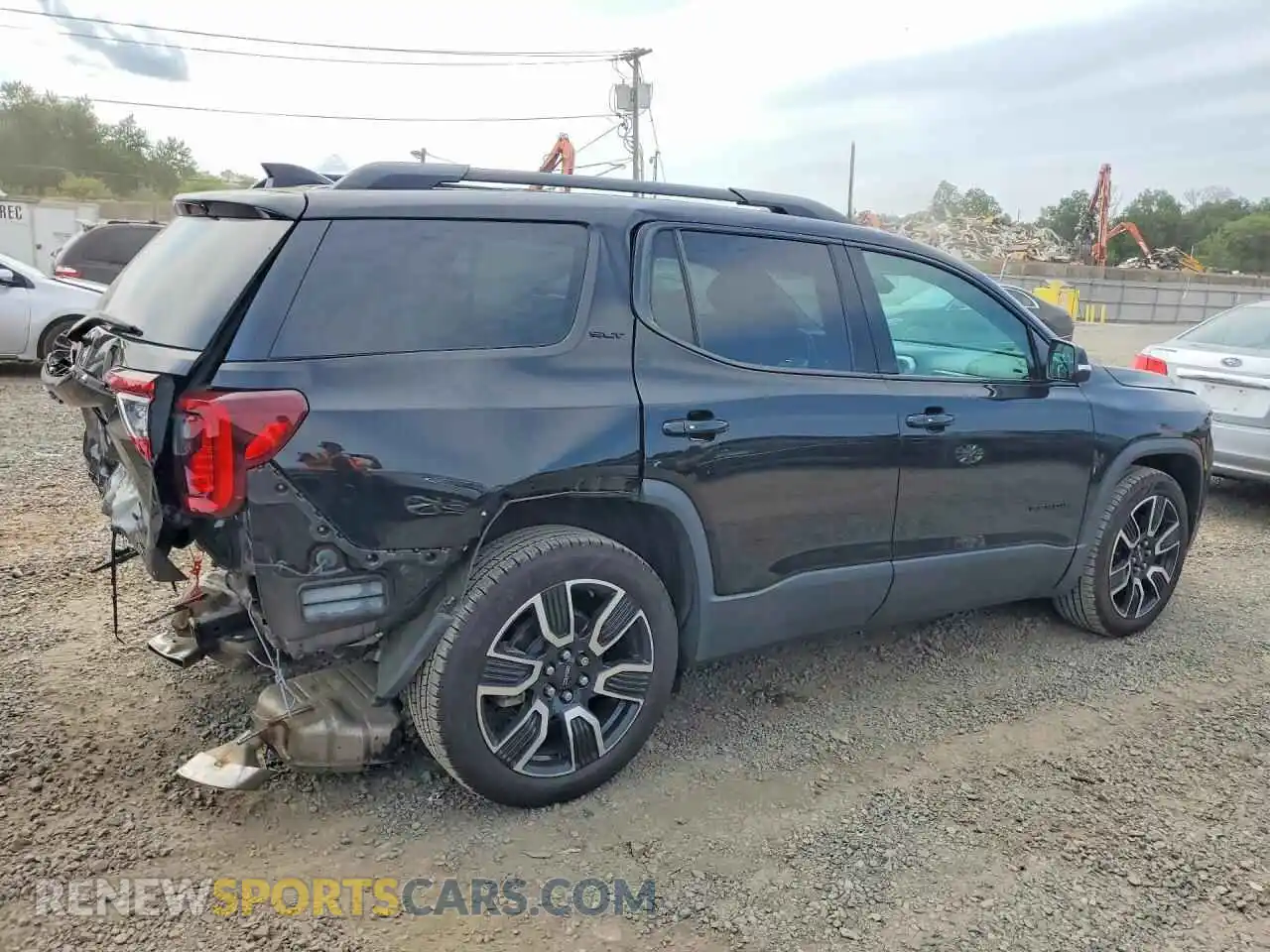 3 Фотография поврежденного автомобиля 1GKKNULS8MZ111528 GMC ACADIA 2021